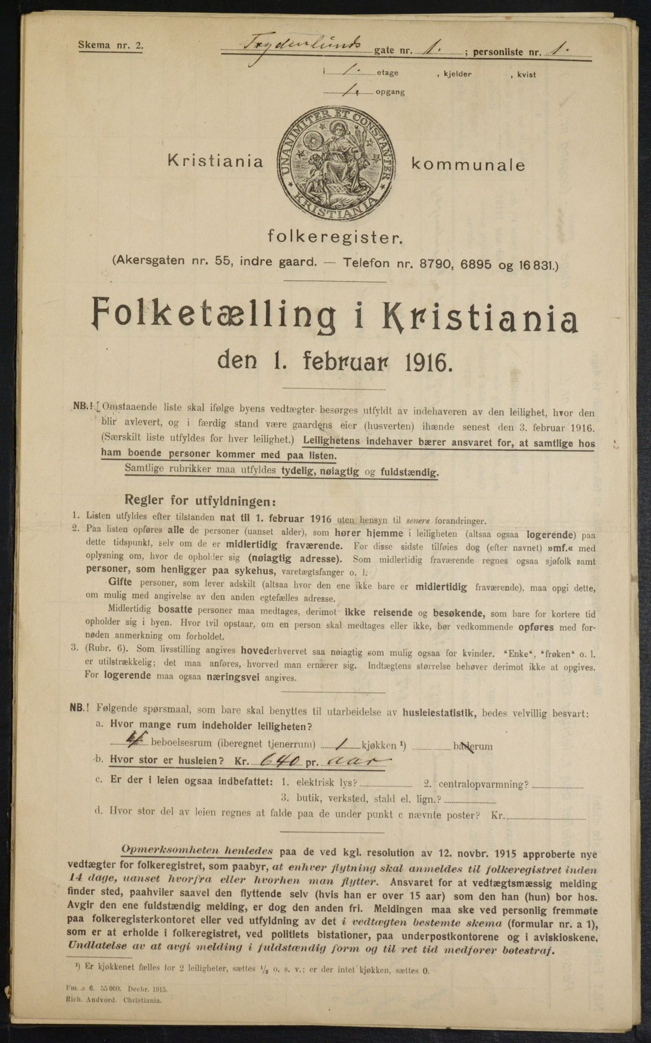 OBA, Kommunal folketelling 1.2.1916 for Kristiania, 1916, s. 28531