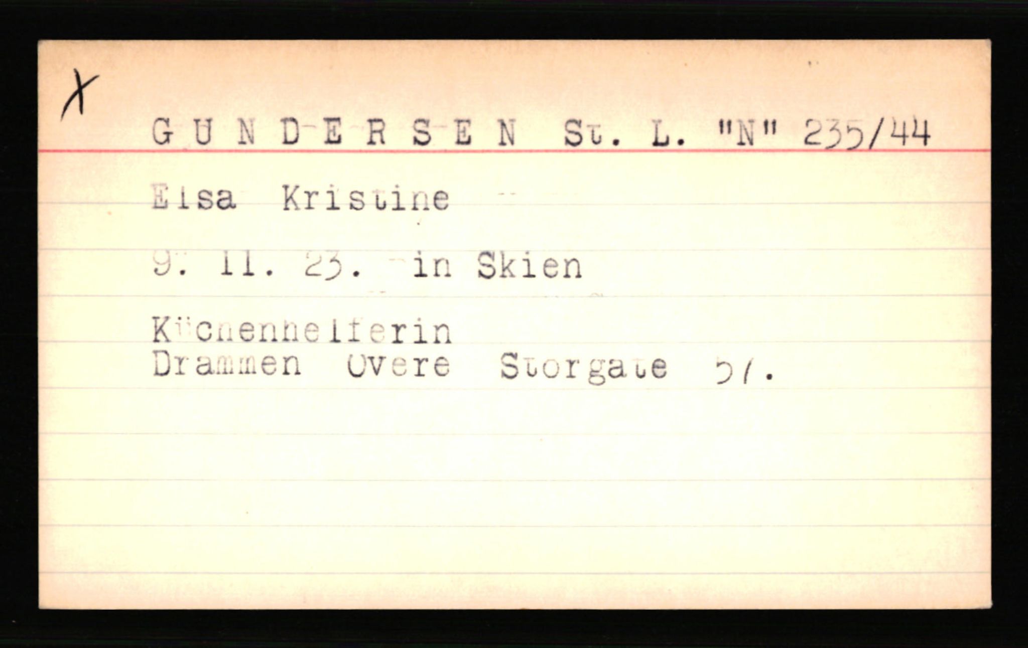 SS- und Polizeigericht Nord (IX), AV/RA-RAFA-3182/0001/C/Ca/L0002: kartotekkort for personer alfabetisk på etternavn: D-H, 1940-1945, s. 672