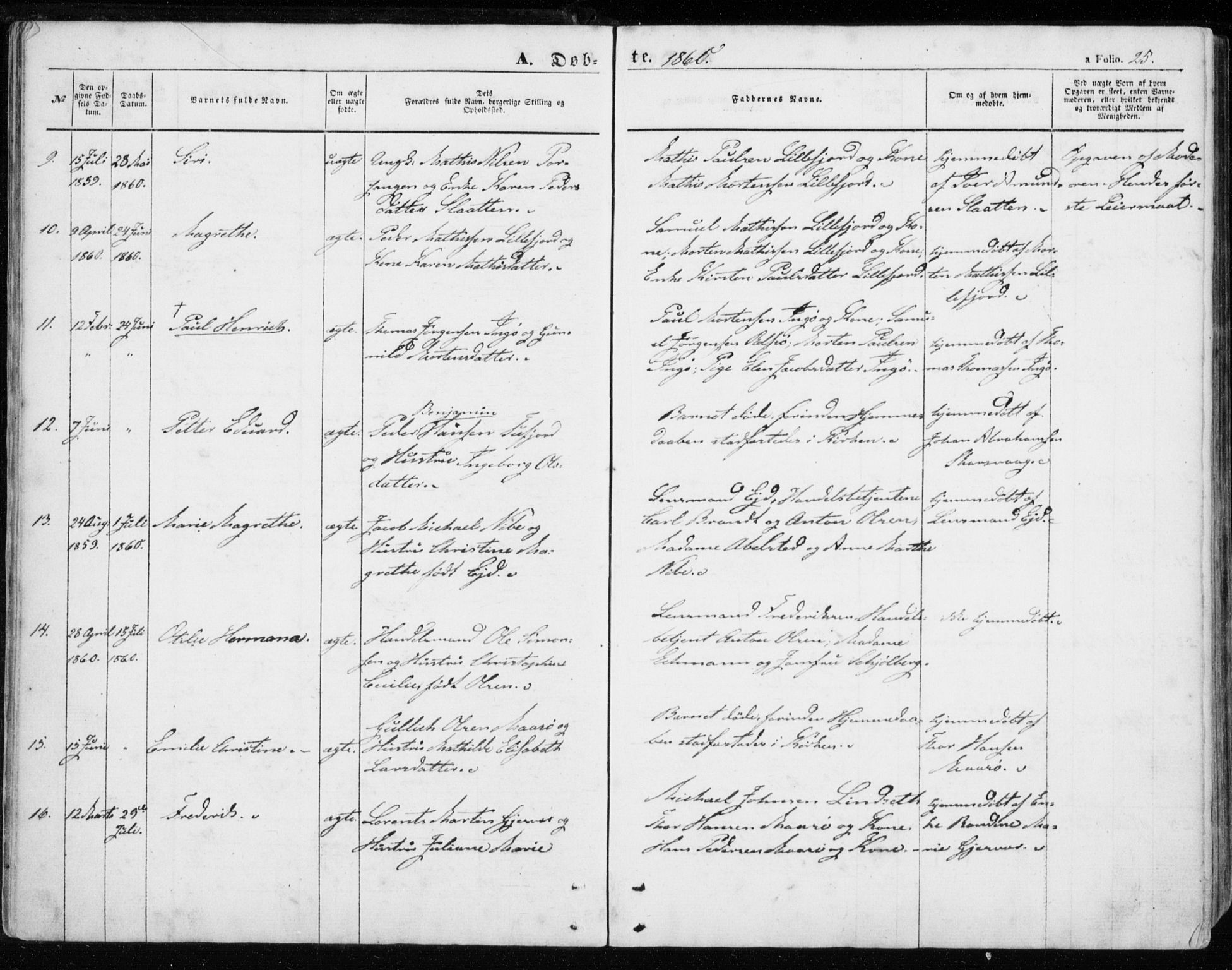 Måsøy sokneprestkontor, AV/SATØ-S-1348/H/Ha/L0002kirke: Ministerialbok nr. 2, 1852-1865, s. 25