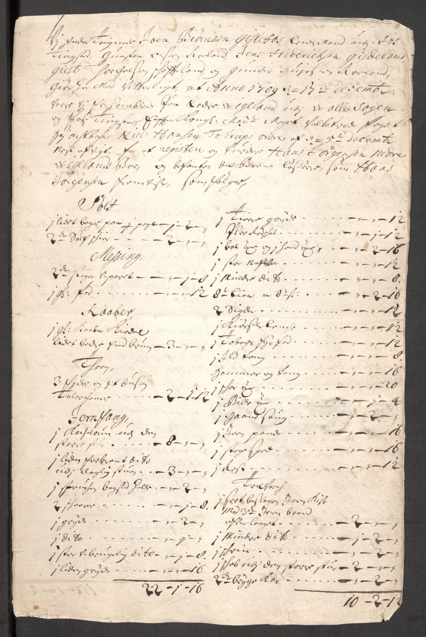 Rentekammeret inntil 1814, Reviderte regnskaper, Fogderegnskap, RA/EA-4092/R43/L2553: Fogderegnskap Lista og Mandal, 1710, s. 29