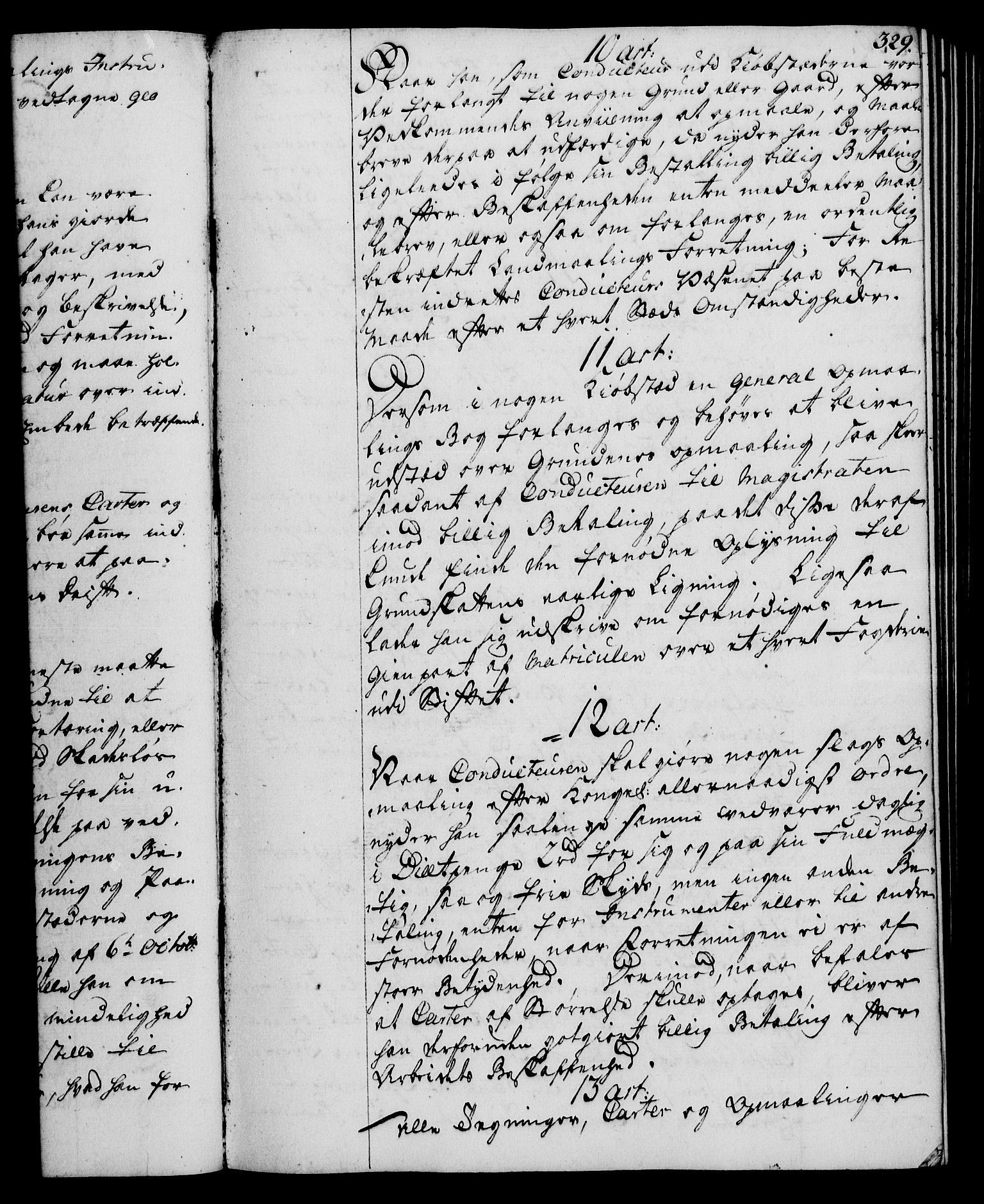 Rentekammeret, Kammerkanselliet, RA/EA-3111/G/Gg/Ggi/L0003: Norsk instruksjonsprotokoll med register (merket RK 53.36), 1751-1775, s. 329
