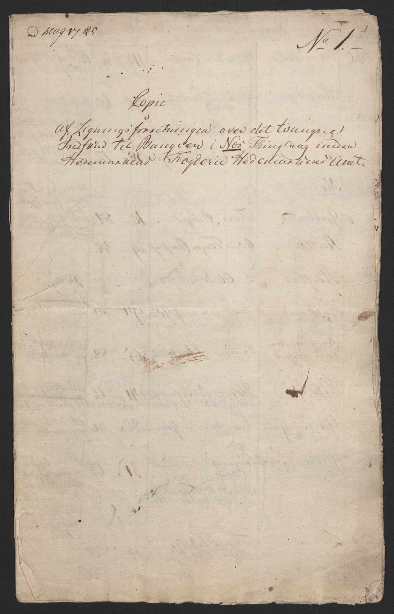 Sølvskatten 1816, NOBA/SOLVSKATTEN/A/L0010: Bind 11: Hedemarken fogderi, 1816-1817, s. 2