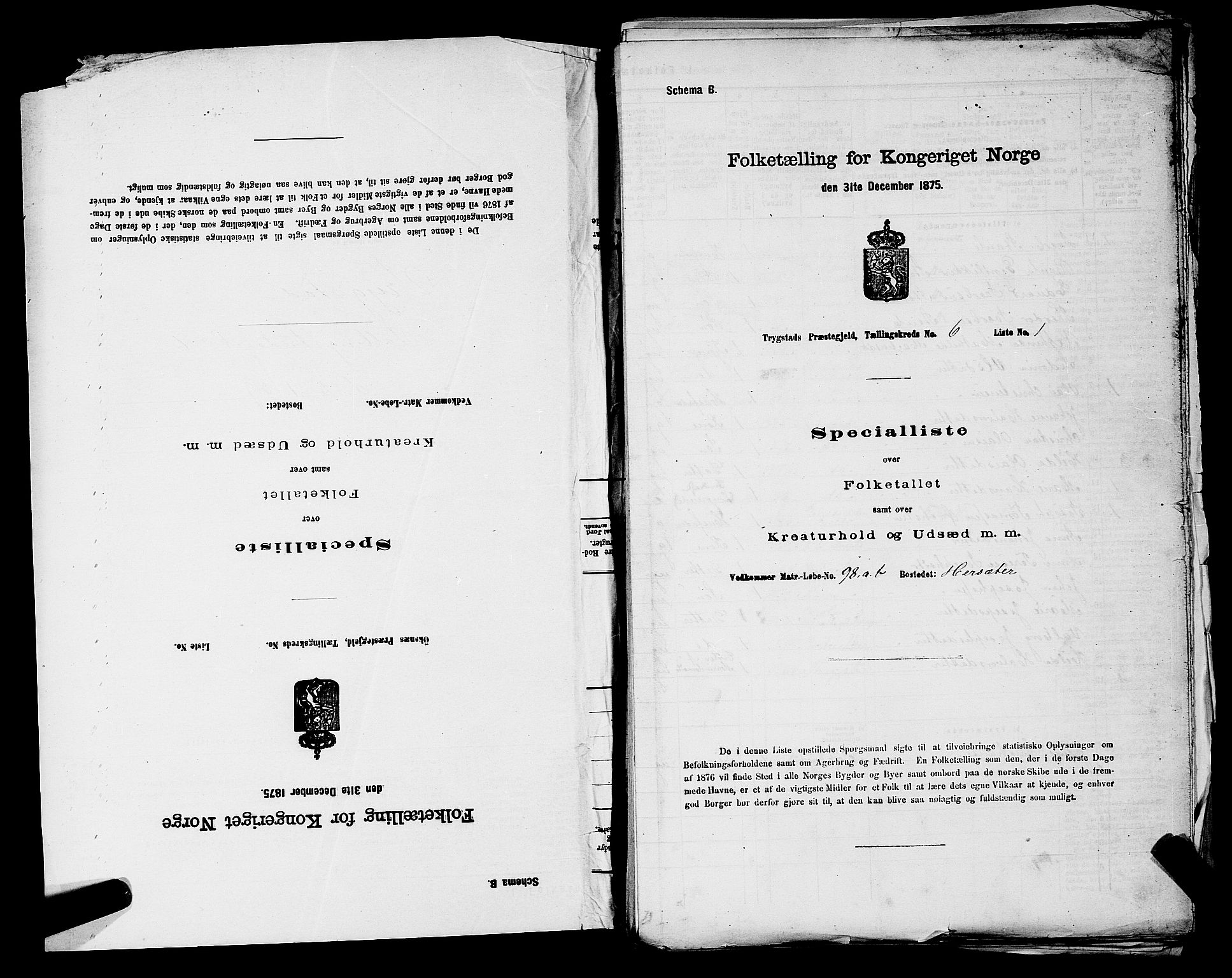 RA, Folketelling 1875 for 0122P Trøgstad prestegjeld, 1875, s. 616