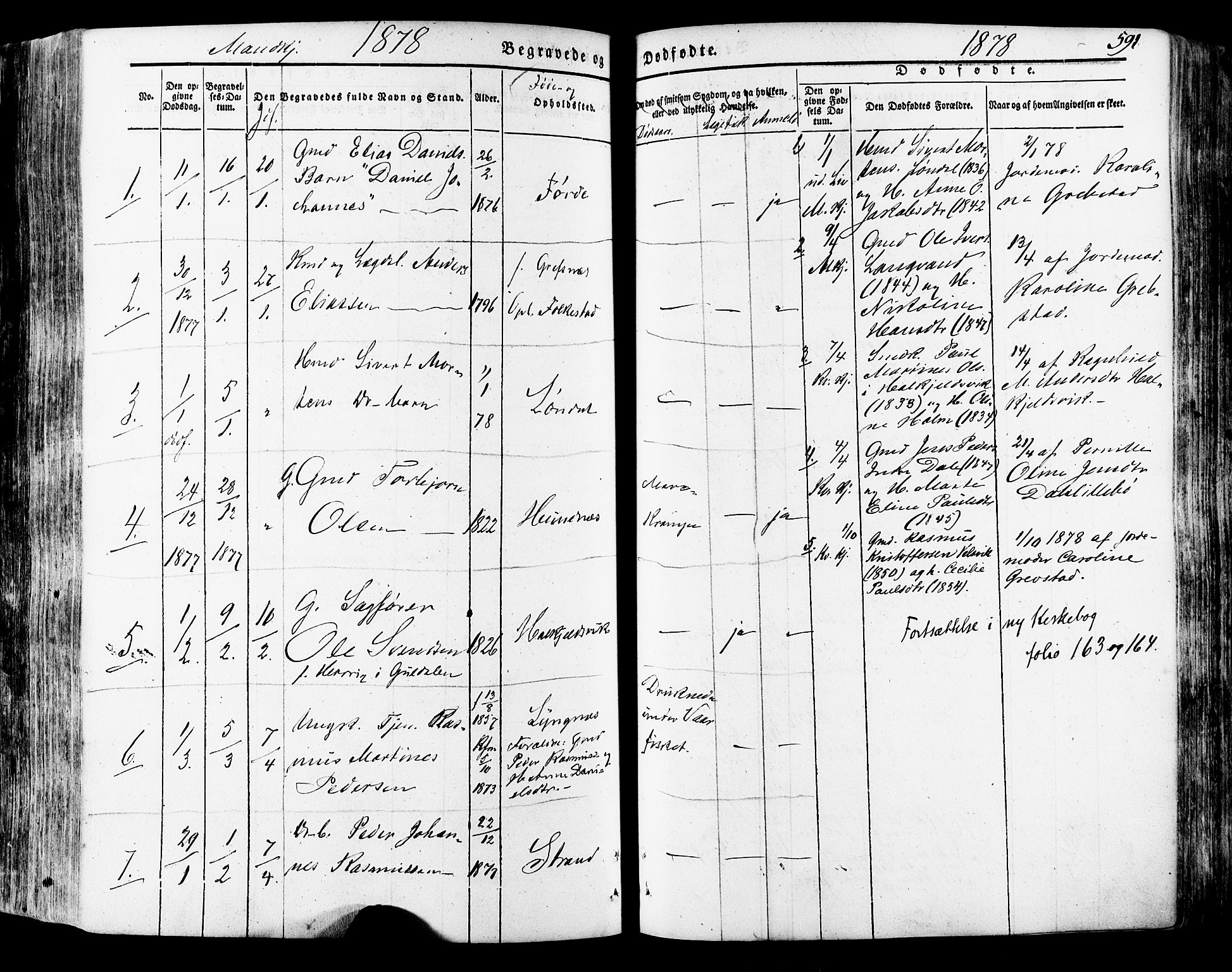 Ministerialprotokoller, klokkerbøker og fødselsregistre - Møre og Romsdal, SAT/A-1454/511/L0140: Ministerialbok nr. 511A07, 1851-1878, s. 591