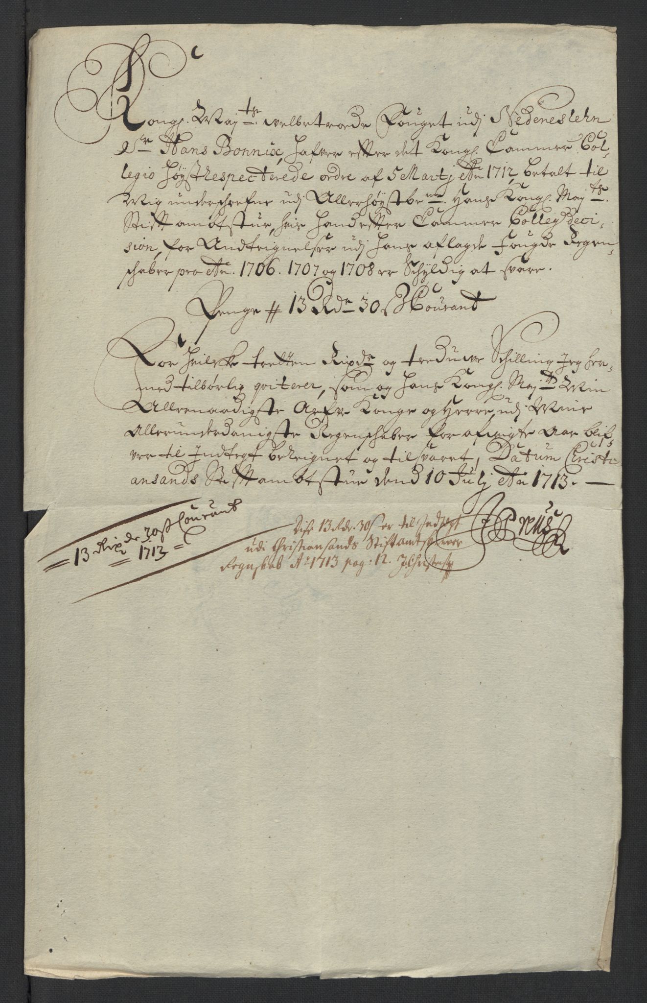 Rentekammeret inntil 1814, Reviderte regnskaper, Fogderegnskap, AV/RA-EA-4092/R39/L2321: Fogderegnskap Nedenes, 1713-1714, s. 151