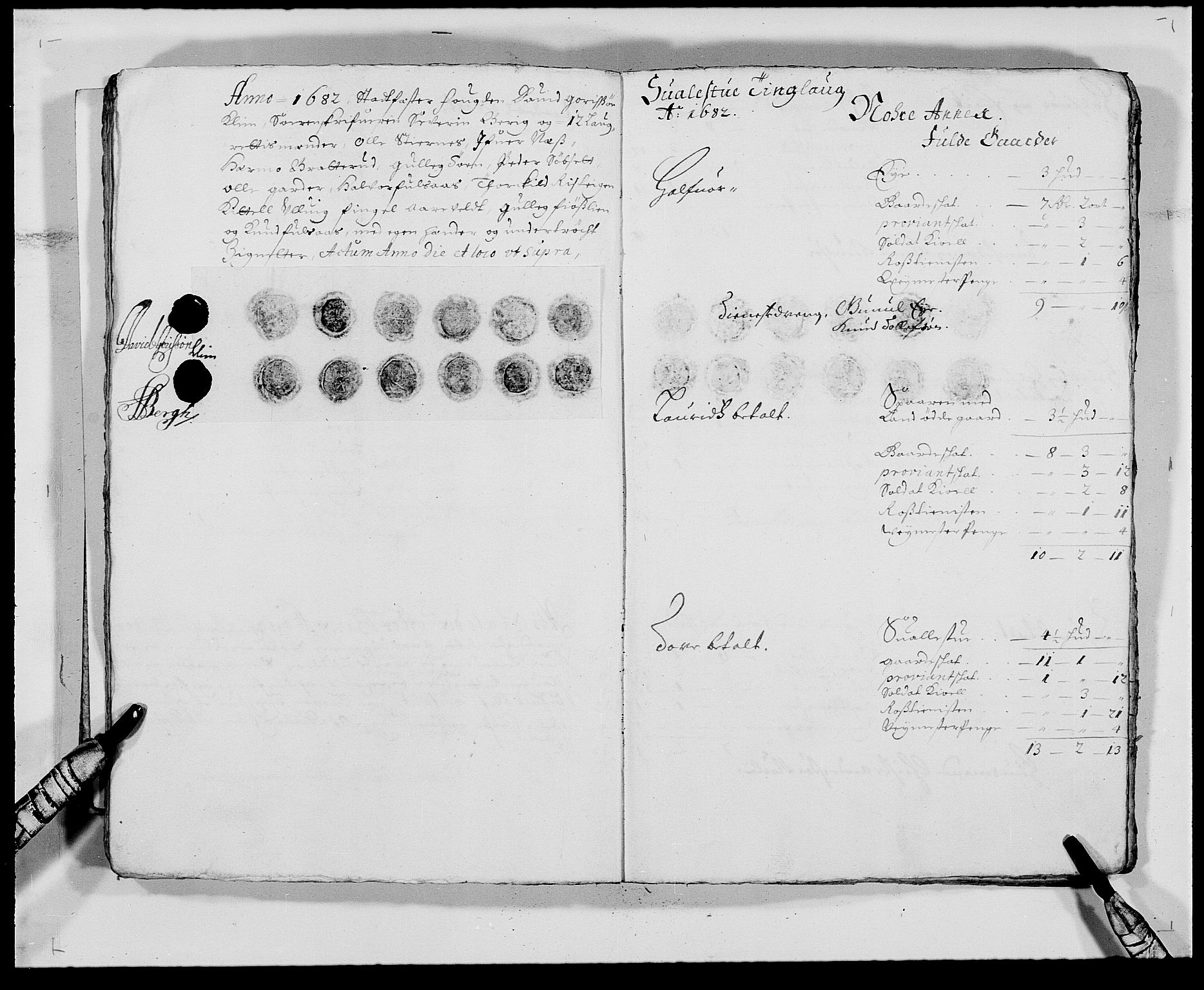 Rentekammeret inntil 1814, Reviderte regnskaper, Fogderegnskap, AV/RA-EA-4092/R24/L1570: Fogderegnskap Numedal og Sandsvær, 1679-1686, s. 22