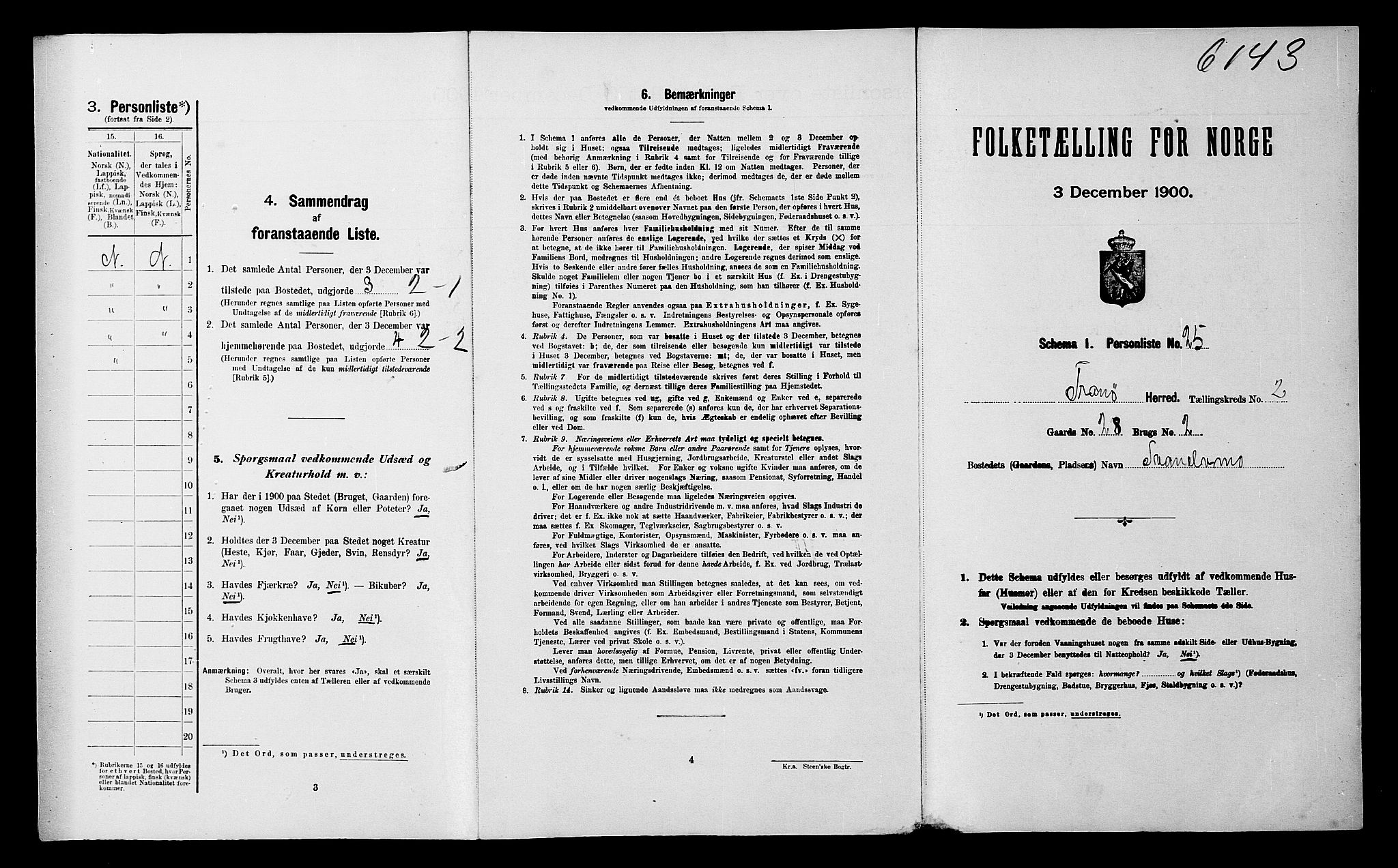 SATØ, Folketelling 1900 for 1927 Tranøy herred, 1900, s. 387