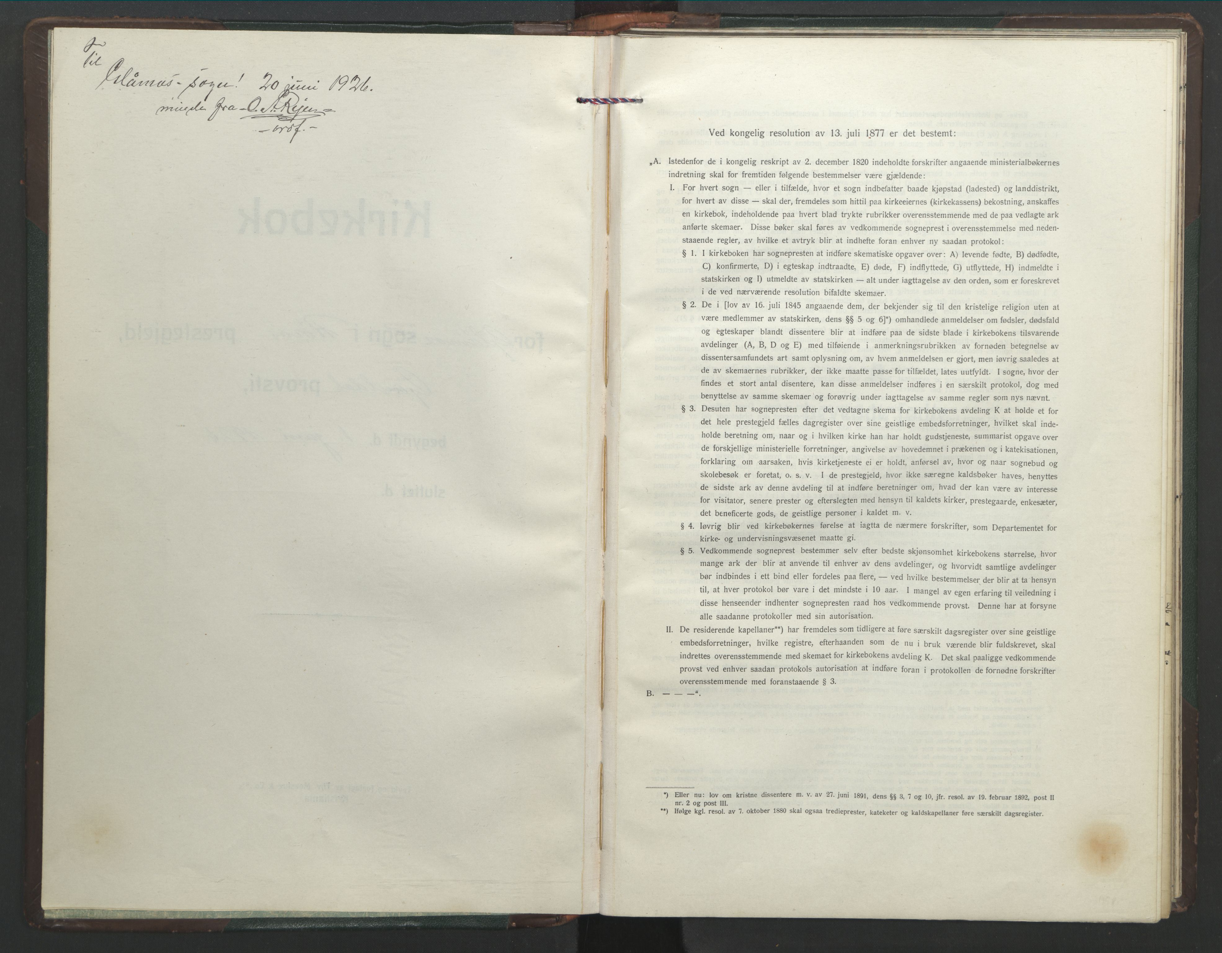 Ministerialprotokoller, klokkerbøker og fødselsregistre - Sør-Trøndelag, SAT/A-1456/682/L0947: Klokkerbok nr. 682C01, 1926-1968