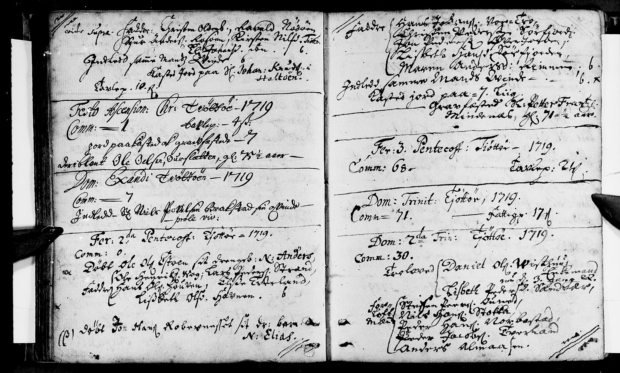 Ministerialprotokoller, klokkerbøker og fødselsregistre - Nordland, AV/SAT-A-1459/817/L0259: Ministerialbok nr. 817A01, 1714-1737
