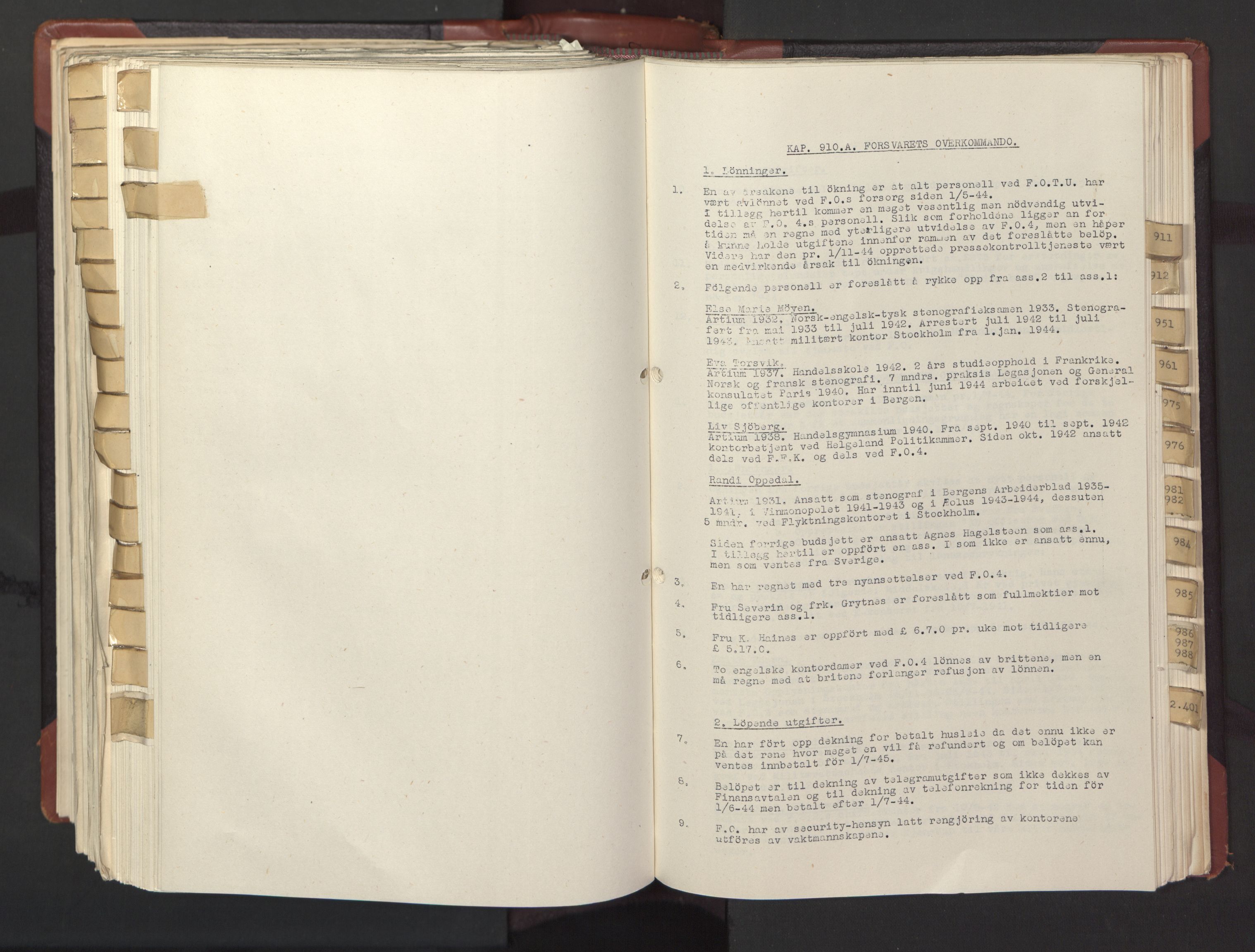 Statsrådssekretariatet, AV/RA-S-1001/A/Ac/L0126: Kgl. res. 12/1-25/5, 1945, s. 499