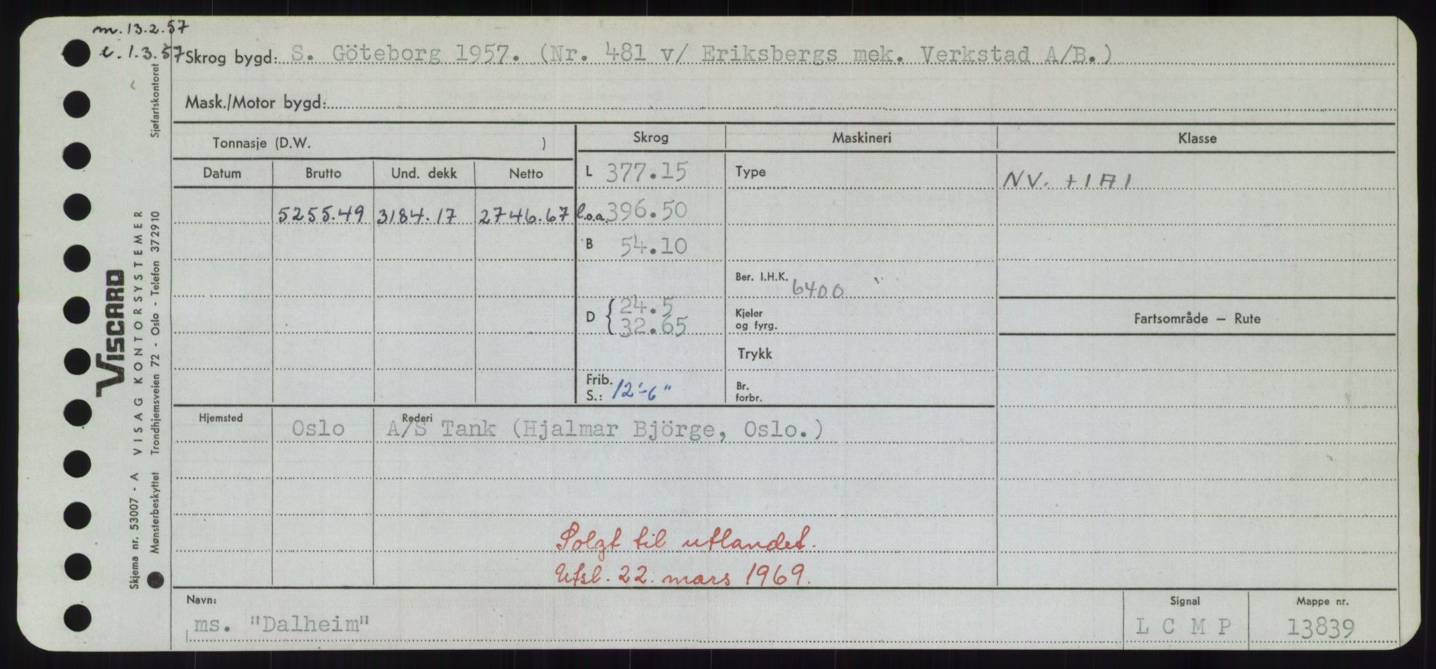 Sjøfartsdirektoratet med forløpere, Skipsmålingen, RA/S-1627/H/Hd/L0008: Fartøy, C-D, s. 375