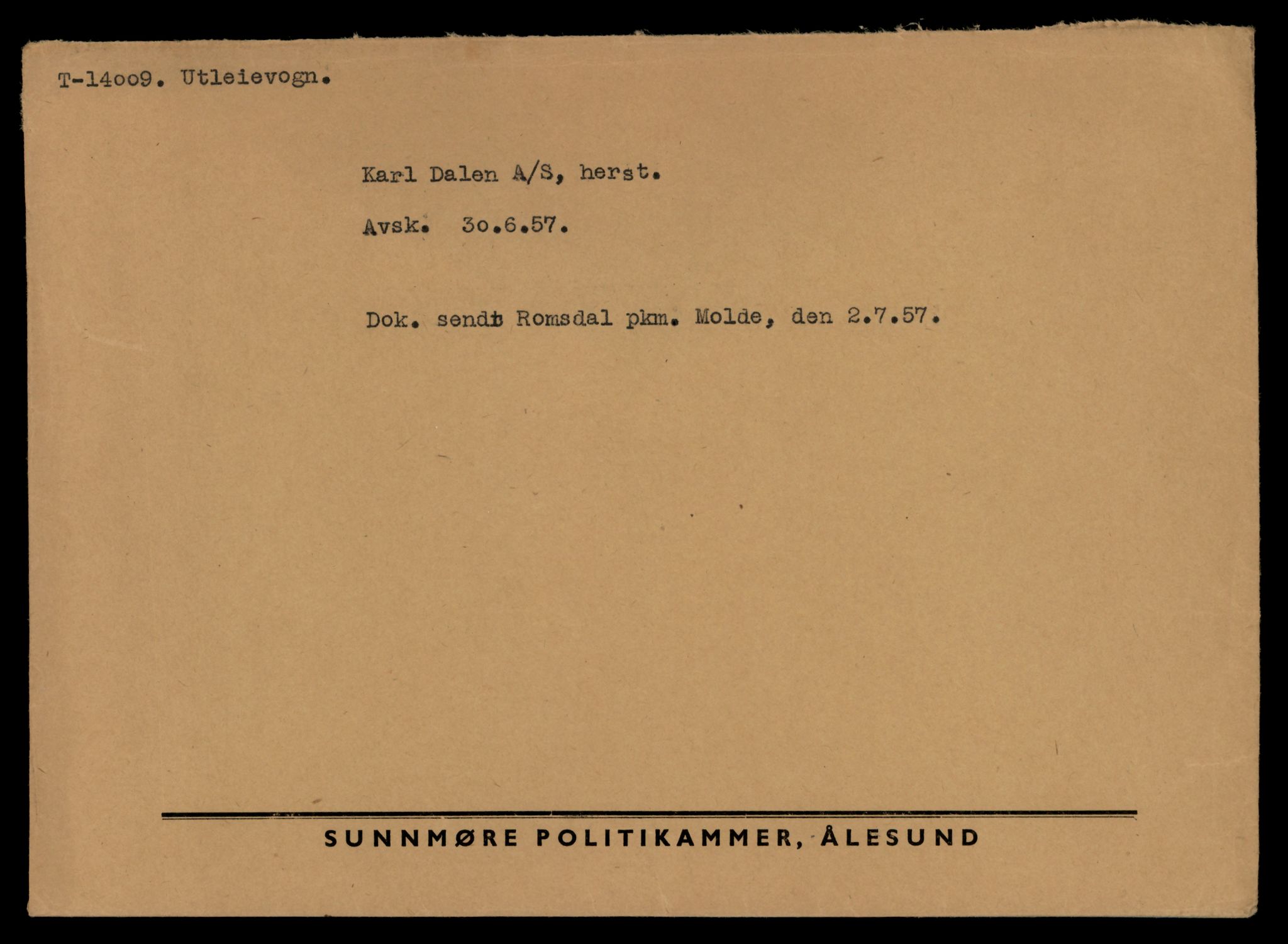 Møre og Romsdal vegkontor - Ålesund trafikkstasjon, AV/SAT-A-4099/F/Fe/L0042: Registreringskort for kjøretøy T 13906 - T 14079, 1927-1998, s. 1483