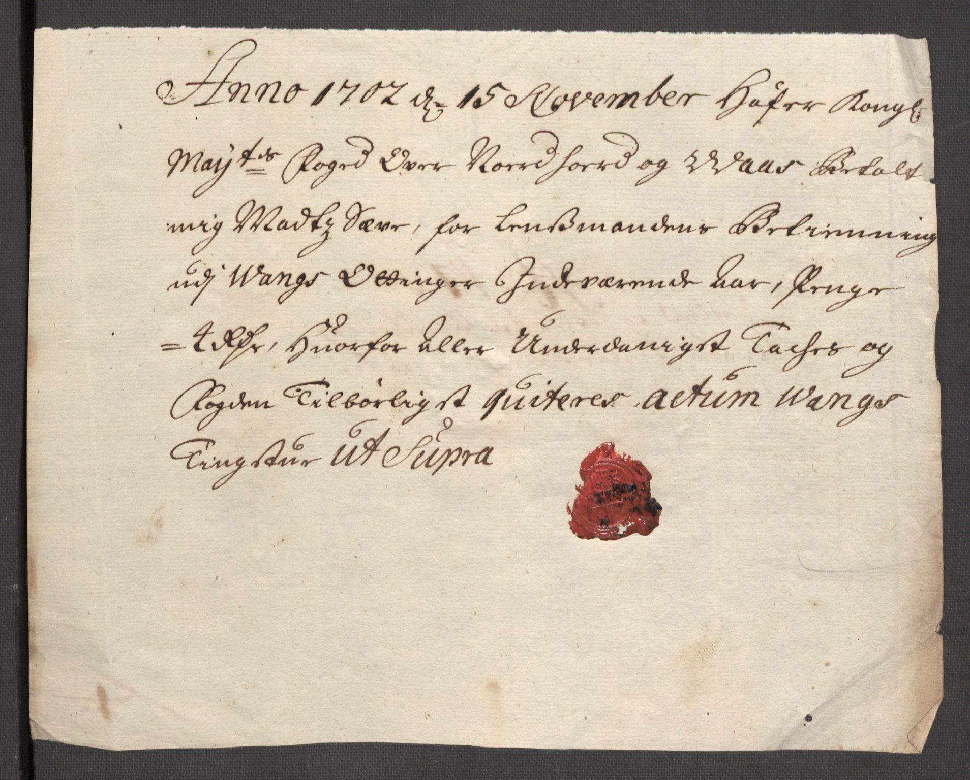 Rentekammeret inntil 1814, Reviderte regnskaper, Fogderegnskap, RA/EA-4092/R51/L3186: Fogderegnskap Nordhordland og Voss, 1702-1703, s. 154