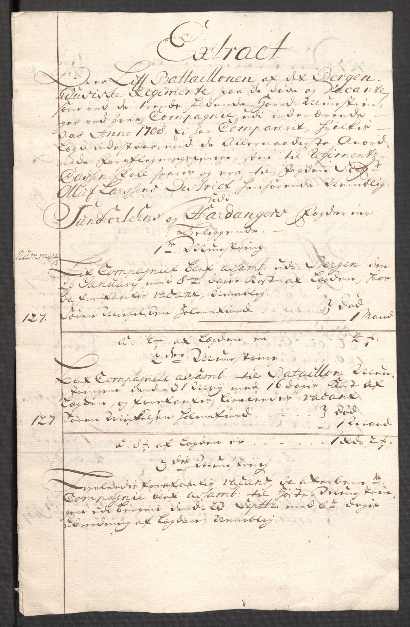 Rentekammeret inntil 1814, Reviderte regnskaper, Fogderegnskap, RA/EA-4092/R48/L2985: Fogderegnskap Sunnhordland og Hardanger, 1708, s. 175
