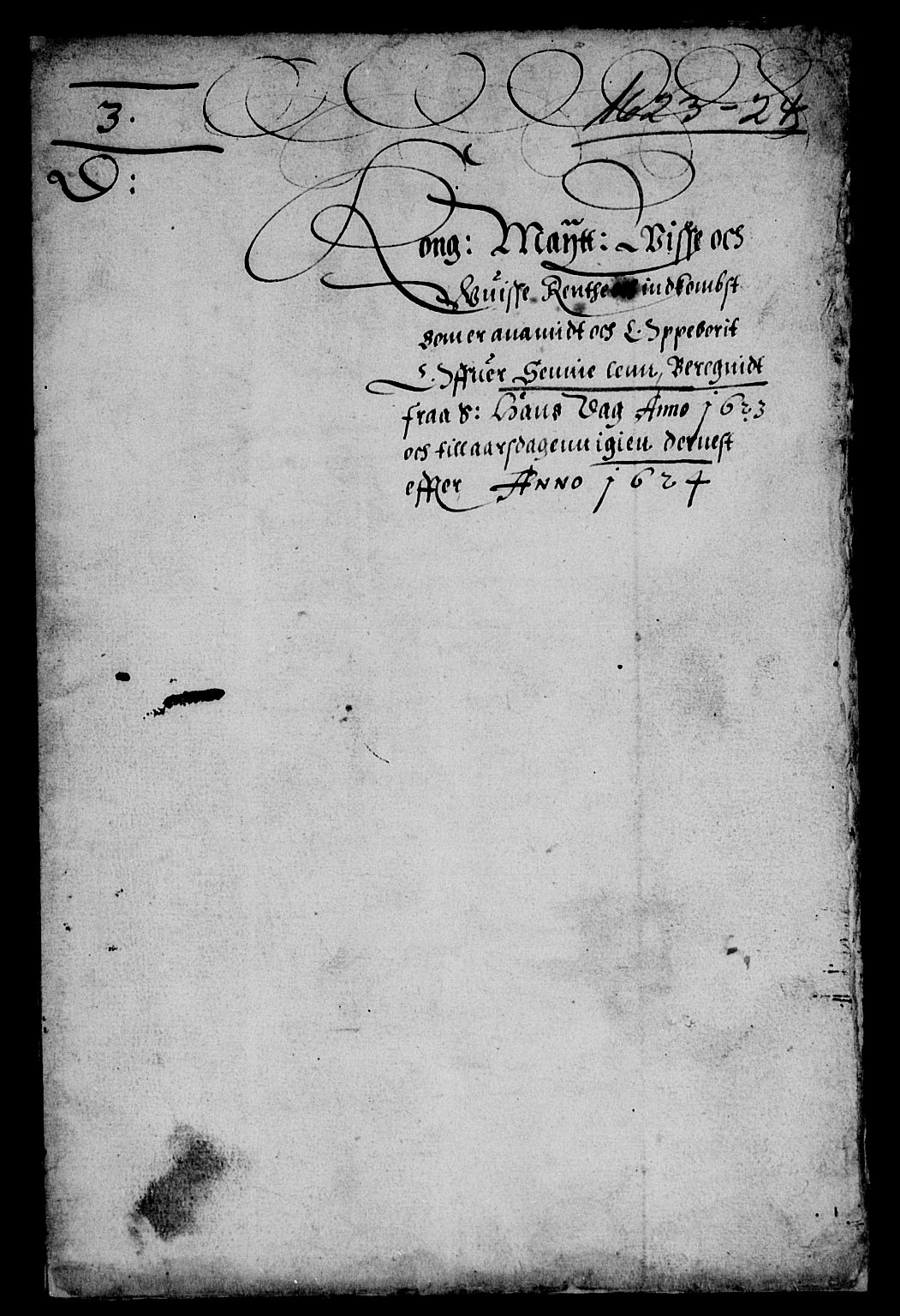 Rentekammeret inntil 1814, Reviderte regnskaper, Lensregnskaper, RA/EA-5023/R/Rb/Rbz/L0014: Nordlandenes len, 1622-1624