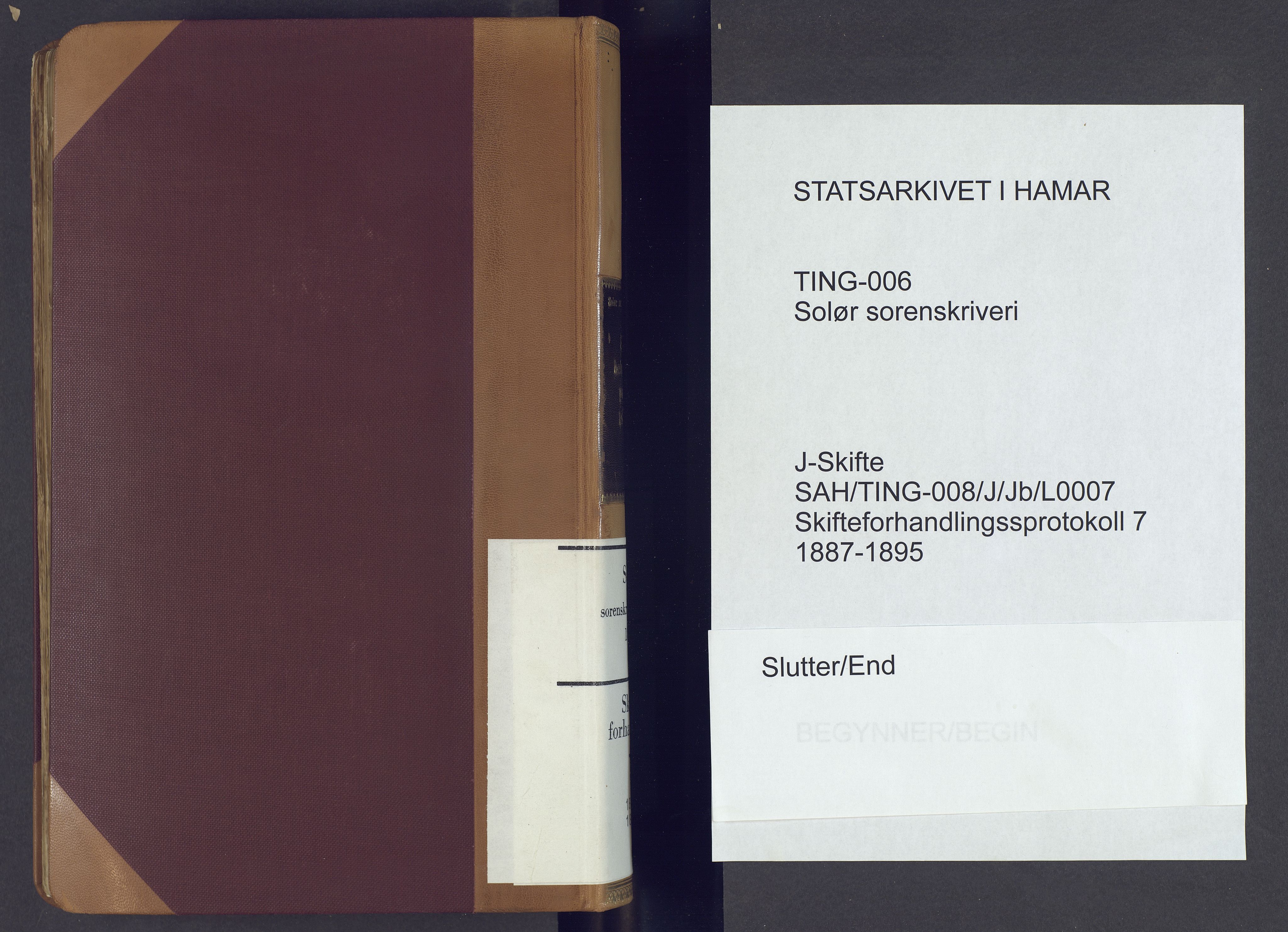 Solør tingrett, AV/SAH-TING-008/J/Jb/L0007: Skifteforhandlingsprotokoll, 1887-1895