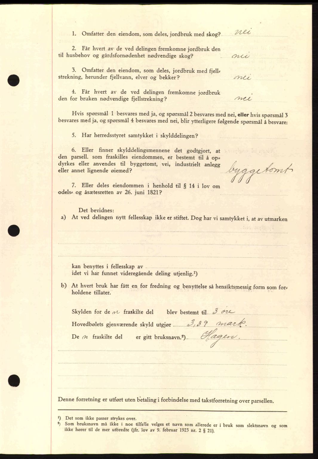 Romsdal sorenskriveri, AV/SAT-A-4149/1/2/2C: Pantebok nr. A8, 1939-1940, Dagboknr: 89/1940