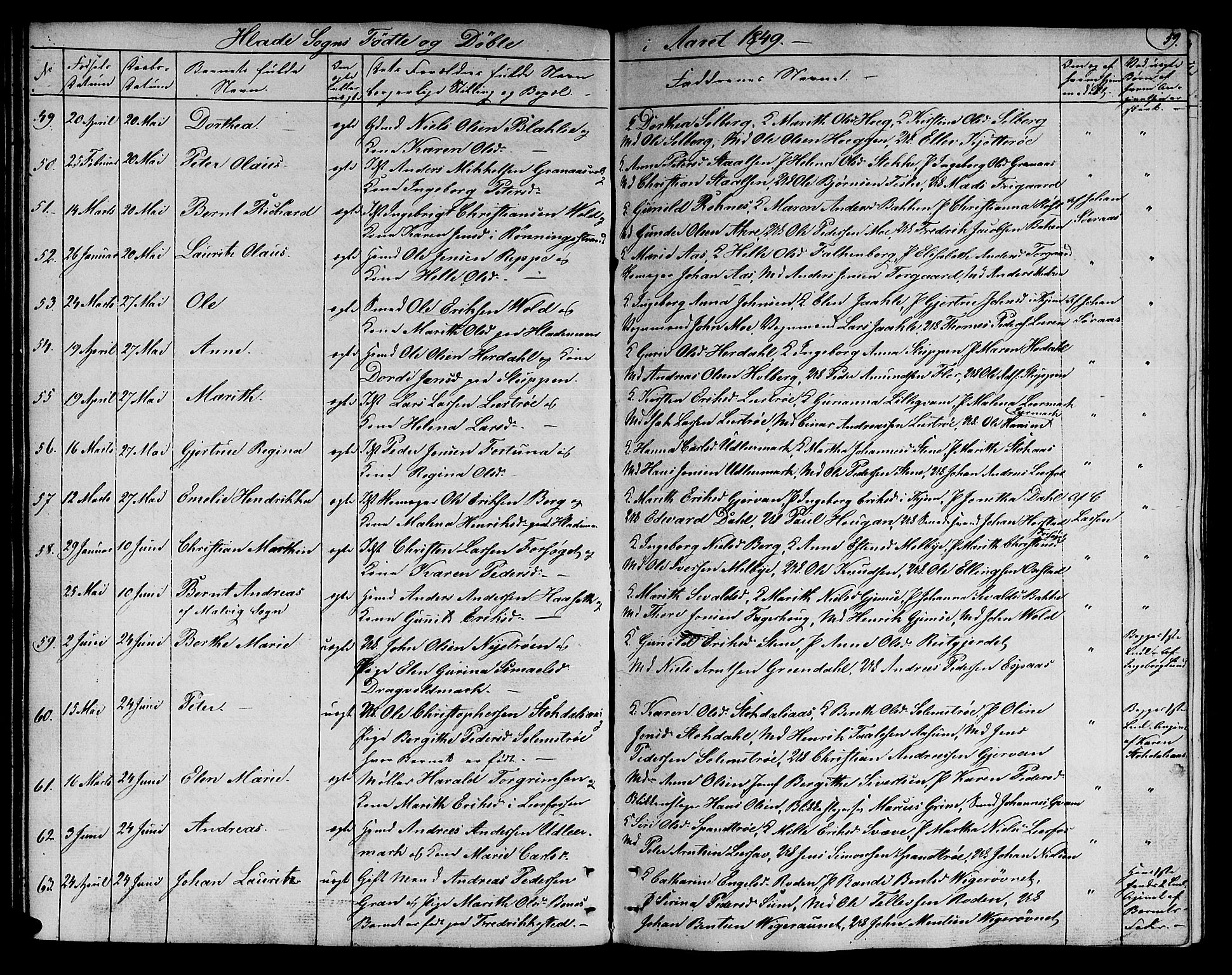 Ministerialprotokoller, klokkerbøker og fødselsregistre - Sør-Trøndelag, SAT/A-1456/606/L0309: Klokkerbok nr. 606C05, 1841-1849, s. 59