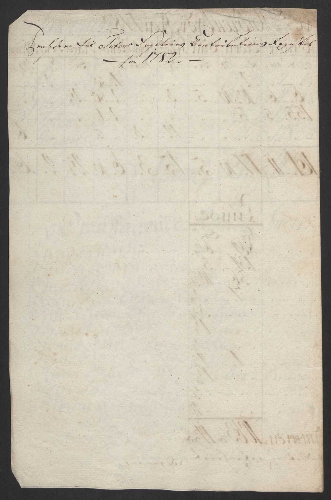 Rentekammeret inntil 1814, Reviderte regnskaper, Fogderegnskap, AV/RA-EA-4092/R19/L1369: Fogderegnskap Toten, Hadeland og Vardal, 1782, s. 52