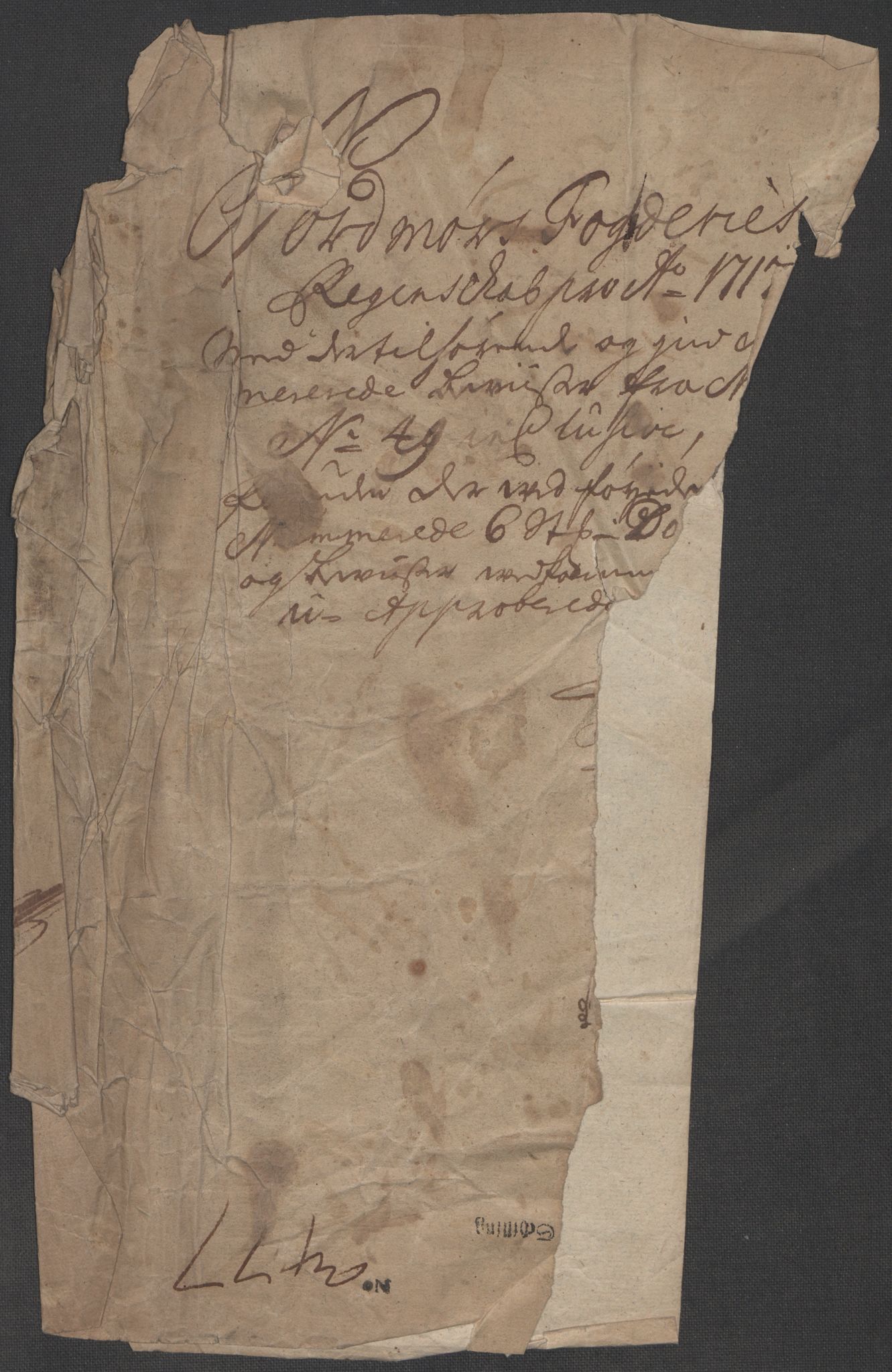 Rentekammeret inntil 1814, Reviderte regnskaper, Fogderegnskap, RA/EA-4092/R56/L3750: Fogderegnskap Nordmøre, 1717, s. 3