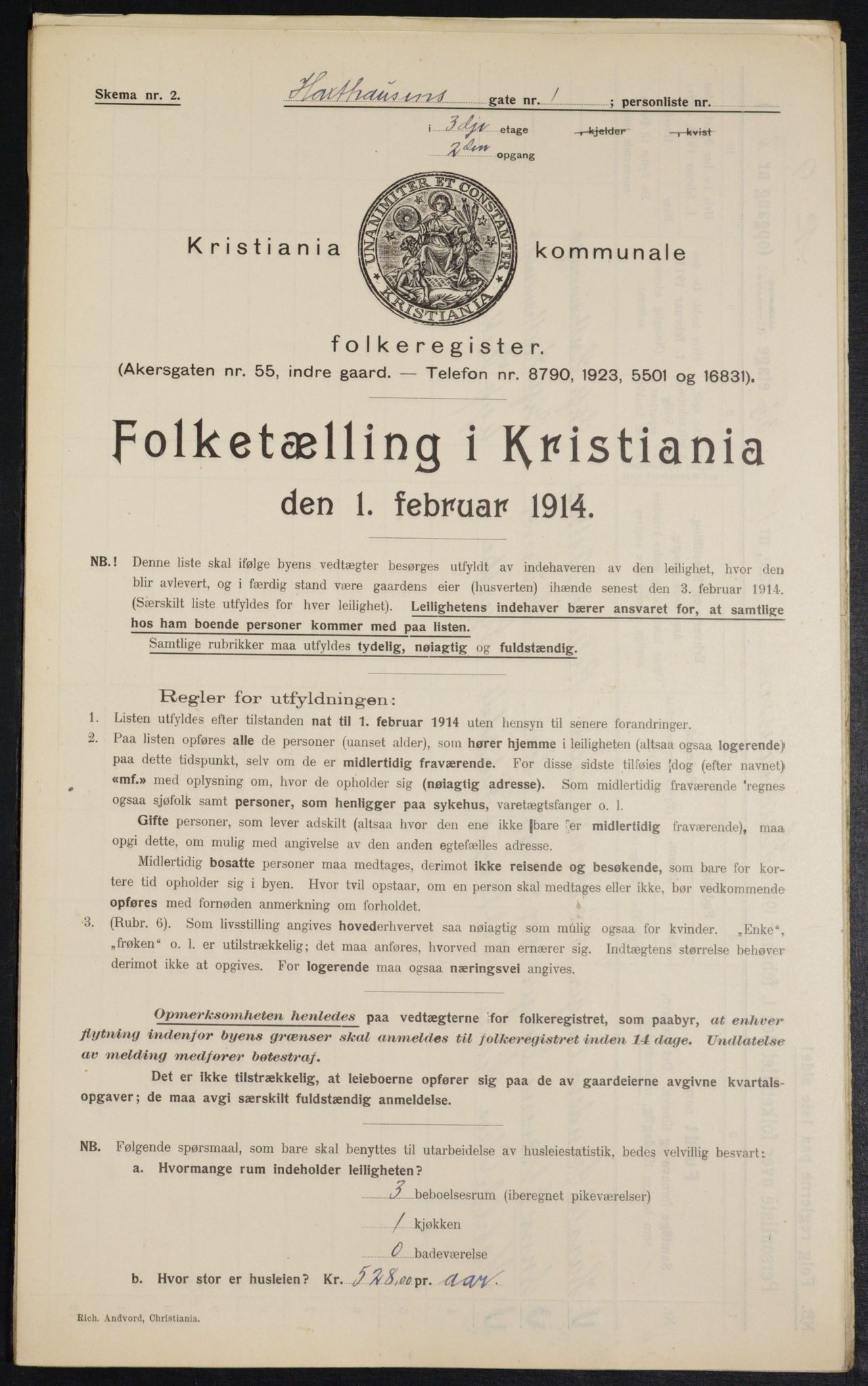 OBA, Kommunal folketelling 1.2.1914 for Kristiania, 1914, s. 35570