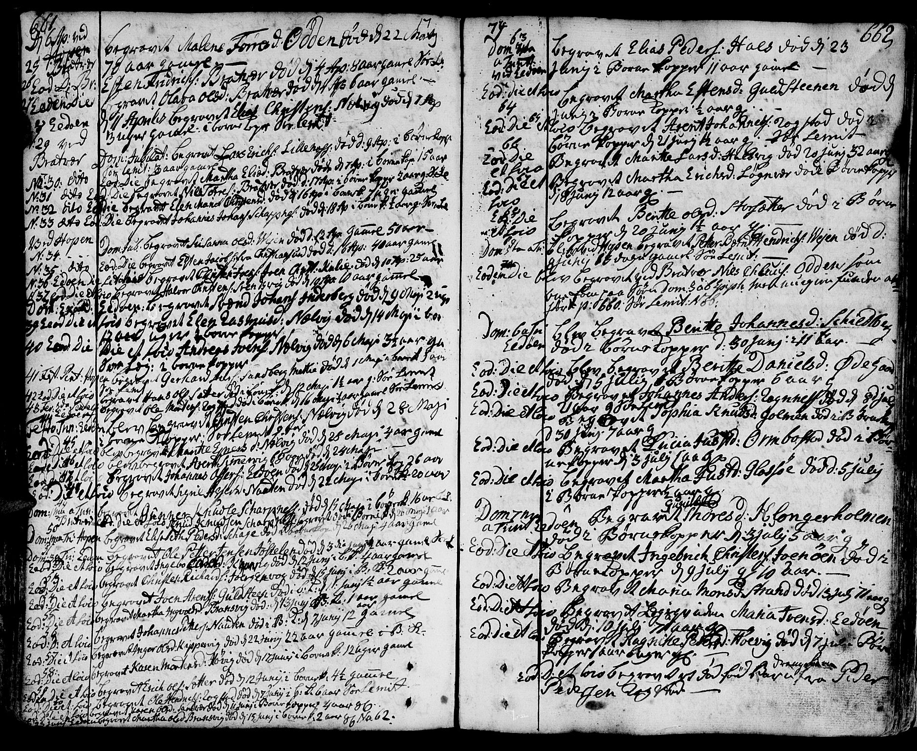 Ministerialprotokoller, klokkerbøker og fødselsregistre - Møre og Romsdal, AV/SAT-A-1454/581/L0932: Ministerialbok nr. 581A02, 1767-1823, s. 661-662