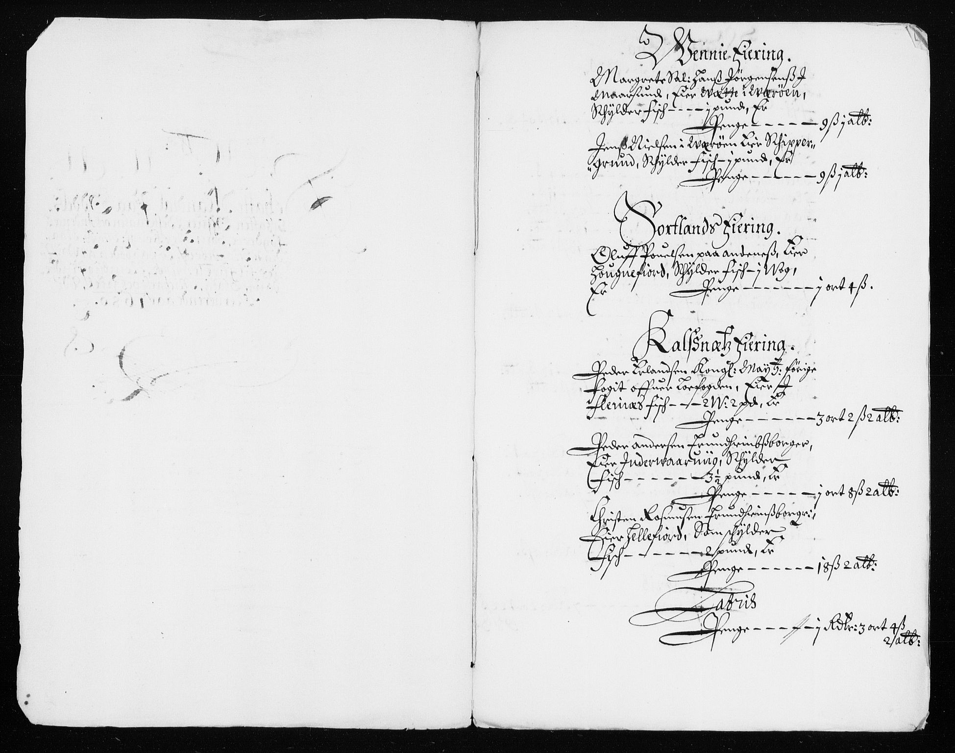 Rentekammeret inntil 1814, Reviderte regnskaper, Stiftamtstueregnskaper, Trondheim stiftamt og Nordland amt, RA/EA-6044/R/Rh/L0007: Nordland amt, 1680