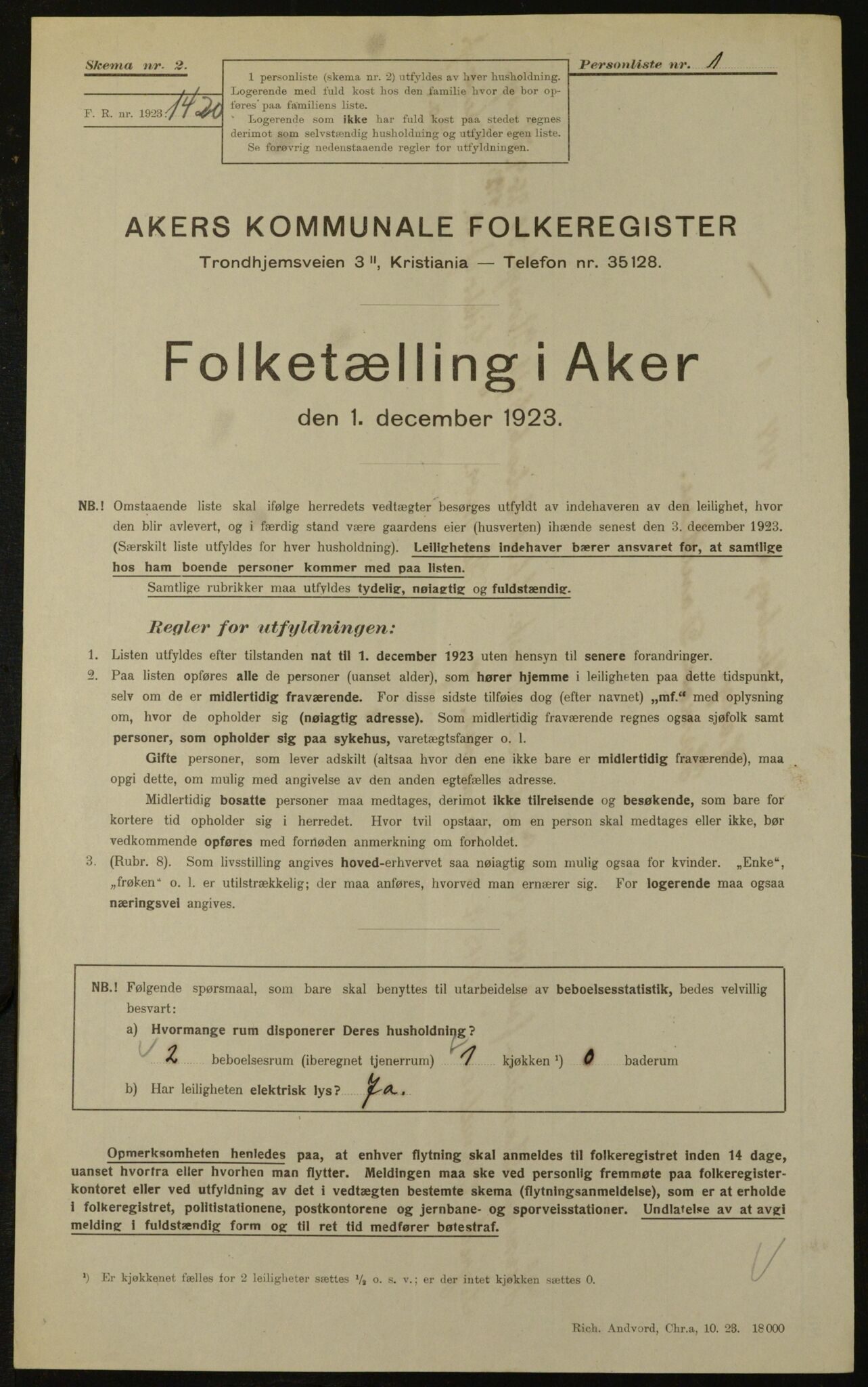 , Kommunal folketelling 1.12.1923 for Aker, 1923, s. 31328