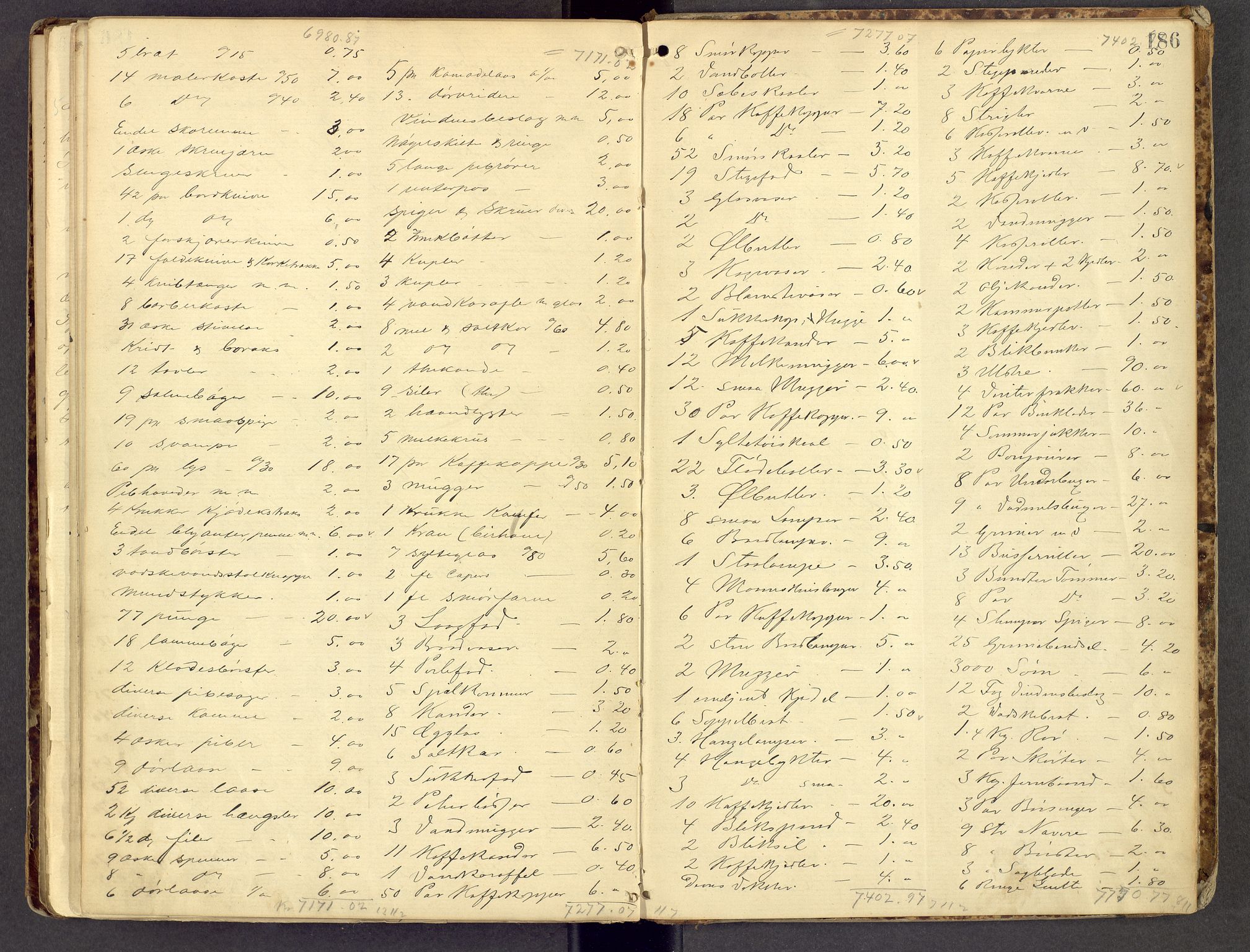 Hamar sorenskriveri, AV/SAH-TING-030/J/Jb/L0002: Skifteforhandlings- og utlodningsprotokoll, 1887-1899, s. 186