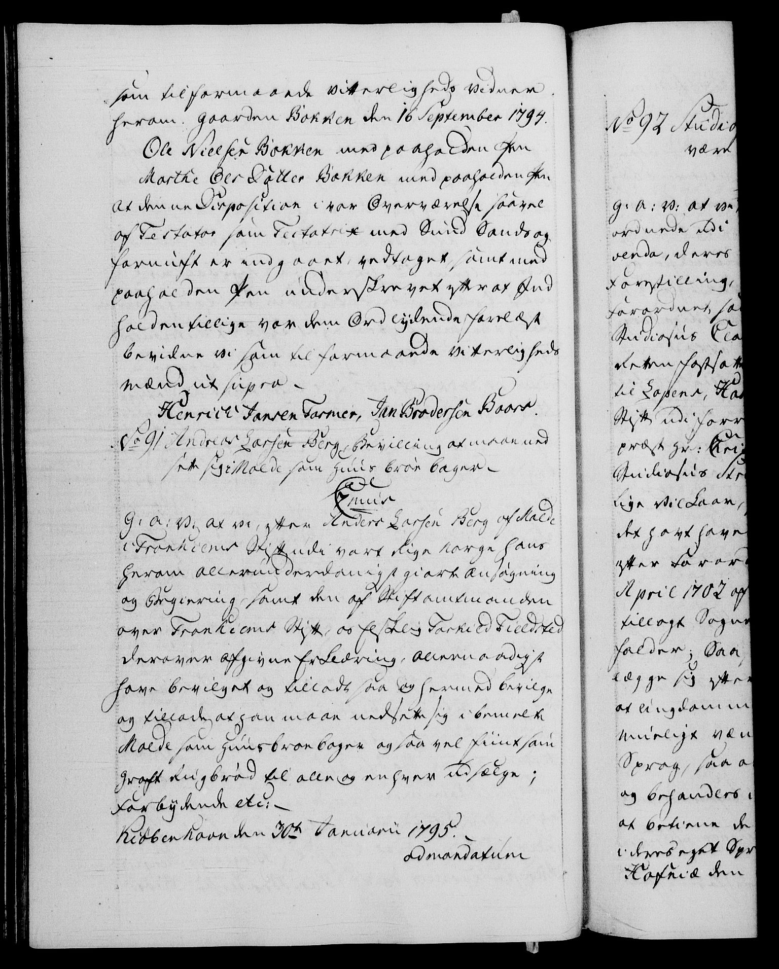 Danske Kanselli 1572-1799, RA/EA-3023/F/Fc/Fca/Fcaa/L0056: Norske registre, 1795-1796, s. 52b