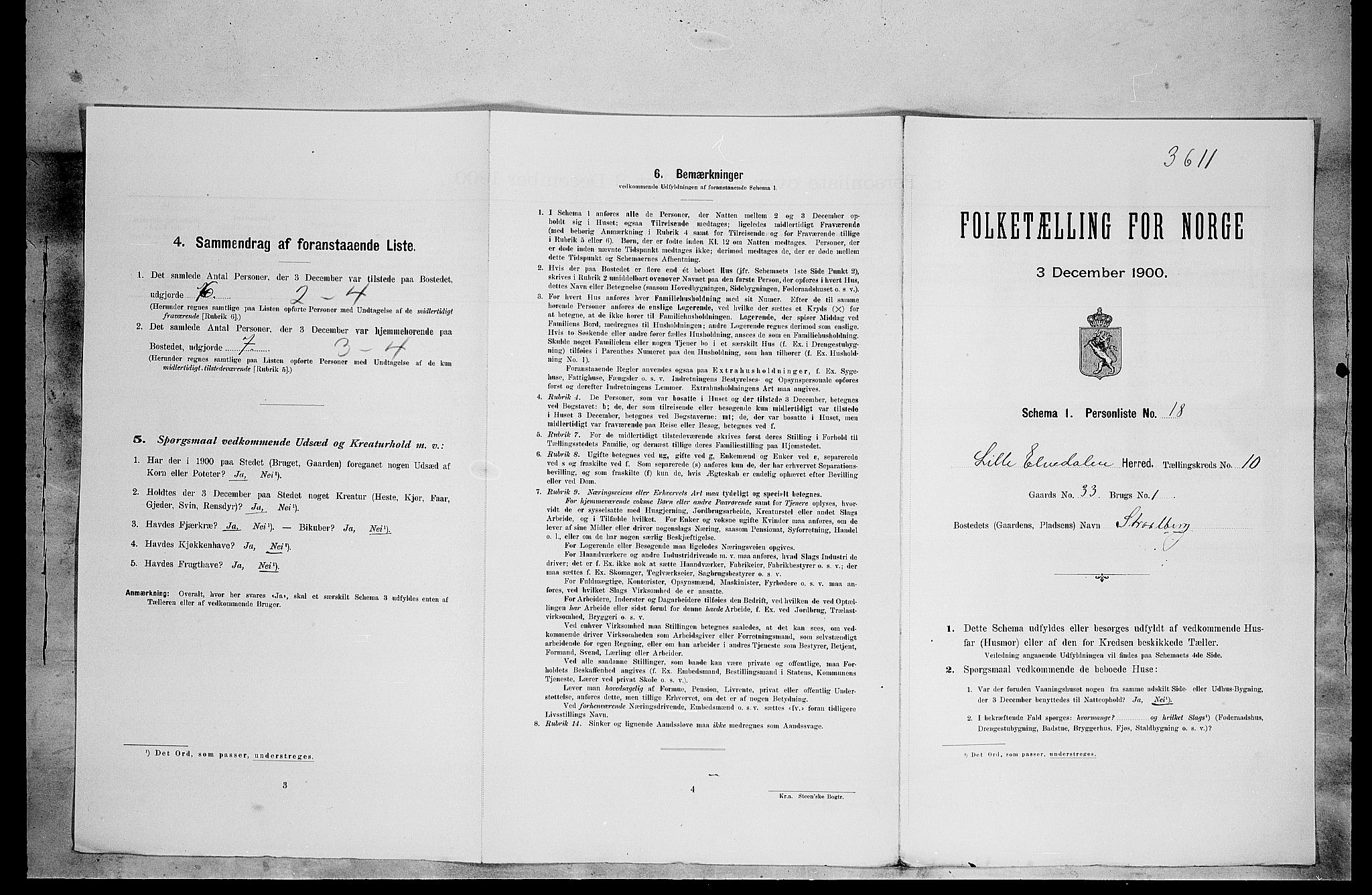 SAH, Folketelling 1900 for 0438 Lille Elvedalen herred, 1900, s. 759
