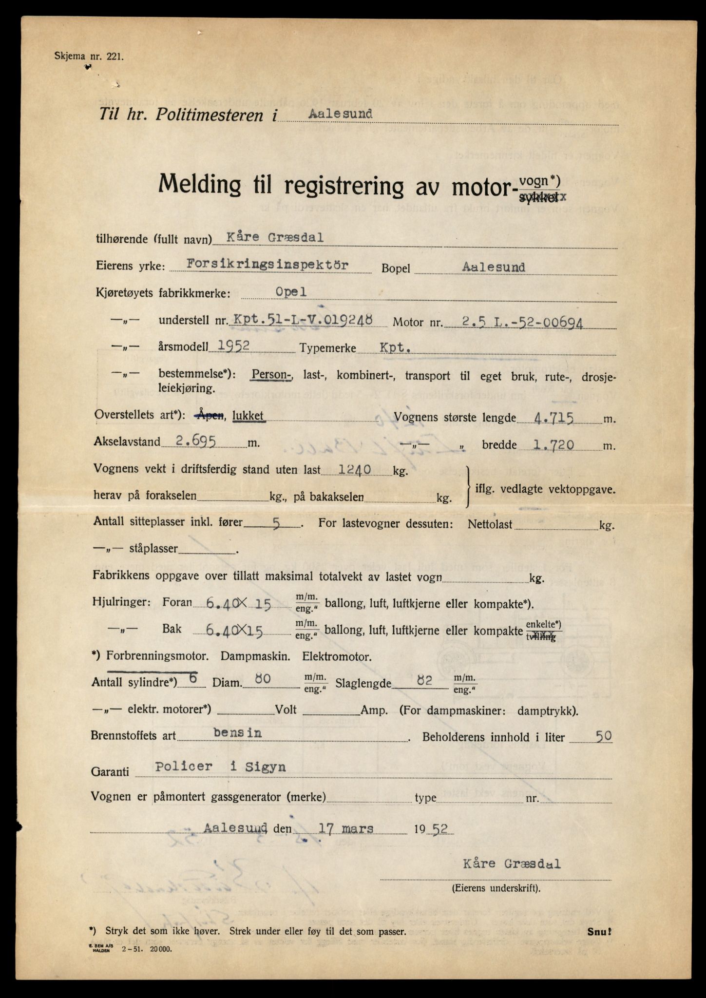 Møre og Romsdal vegkontor - Ålesund trafikkstasjon, SAT/A-4099/F/Fe/L0024: Registreringskort for kjøretøy T 10810 - T 10930, 1927-1998, s. 1593