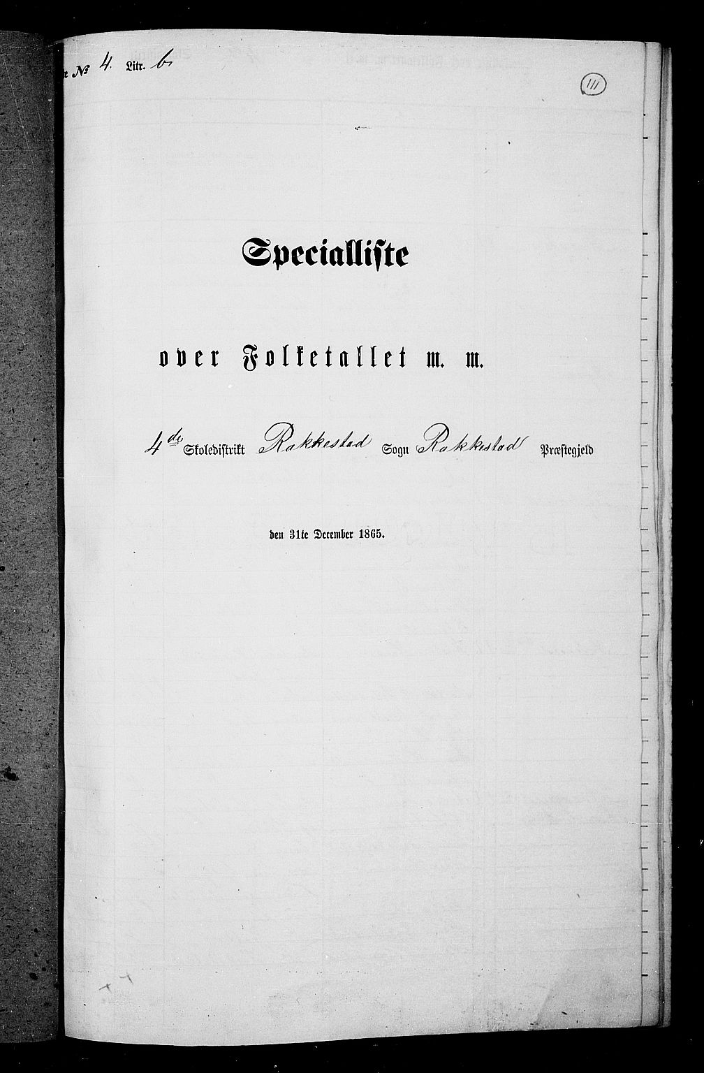 RA, Folketelling 1865 for 0128P Rakkestad prestegjeld, 1865, s. 109