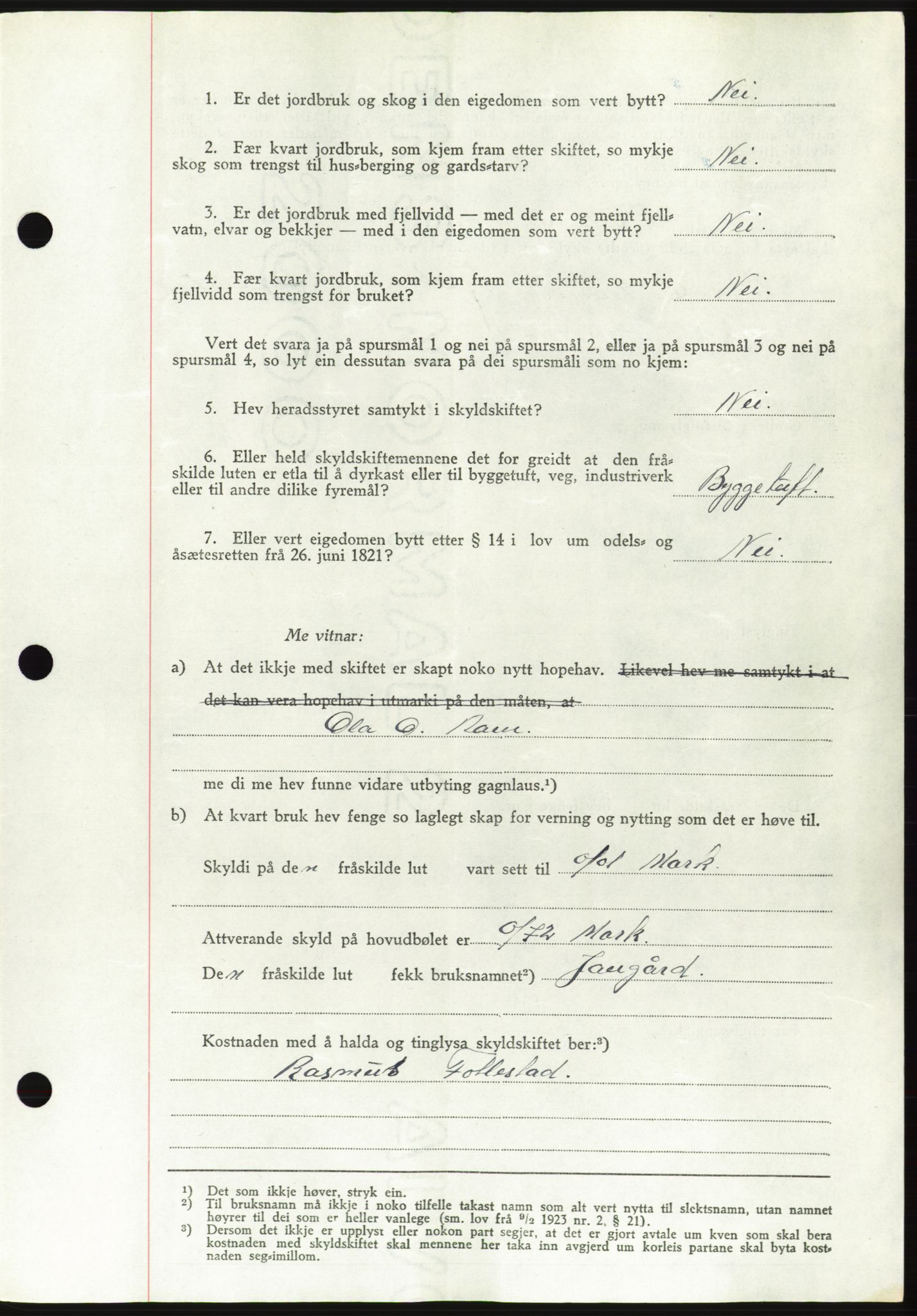 Søre Sunnmøre sorenskriveri, AV/SAT-A-4122/1/2/2C/L0082: Pantebok nr. 8A, 1948-1948, Dagboknr: 618/1948