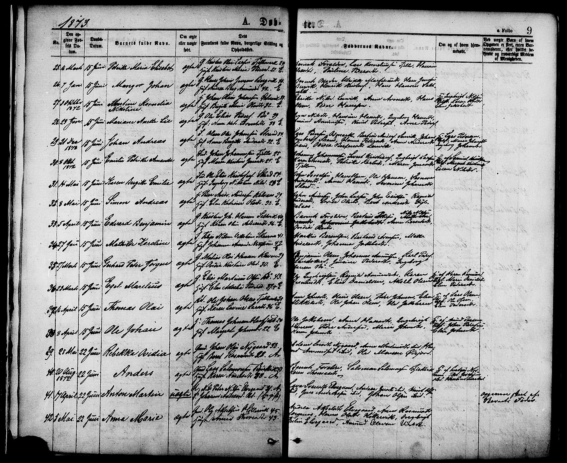Ministerialprotokoller, klokkerbøker og fødselsregistre - Nordland, AV/SAT-A-1459/863/L0897: Ministerialbok nr. 863A09, 1872-1886, s. 9