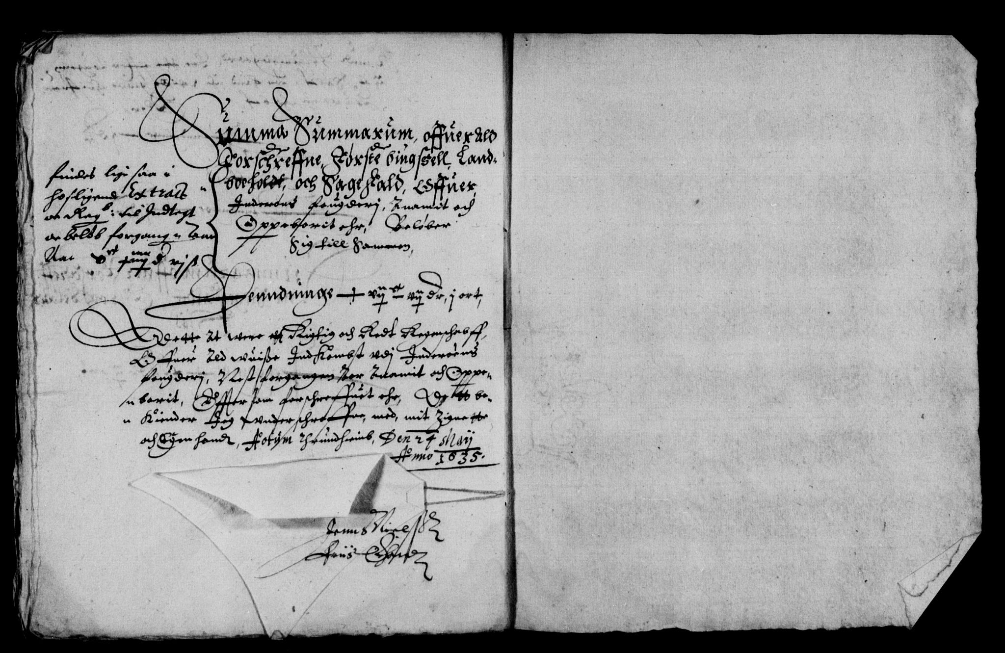 Rentekammeret inntil 1814, Reviderte regnskaper, Lensregnskaper, AV/RA-EA-5023/R/Rb/Rbw/L0054: Trondheim len, 1634-1635