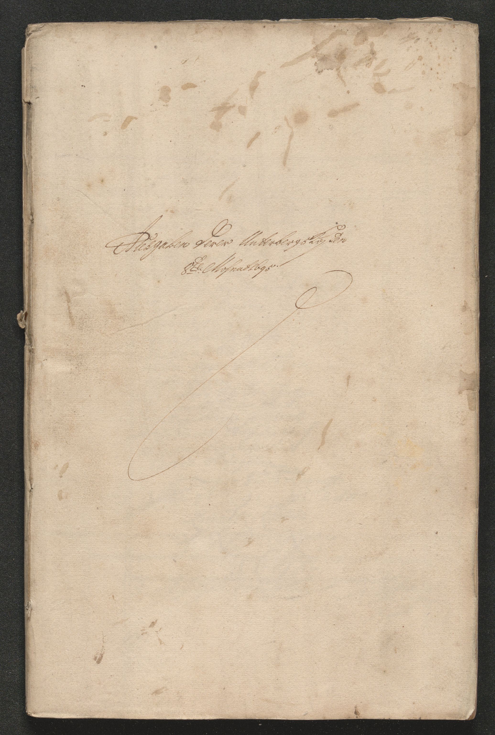 Kongsberg Sølvverk 1623-1816, SAKO/EA-3135/001/D/Dc/Dcd/L0069: Utgiftsregnskap for gruver m.m., 1695, s. 312