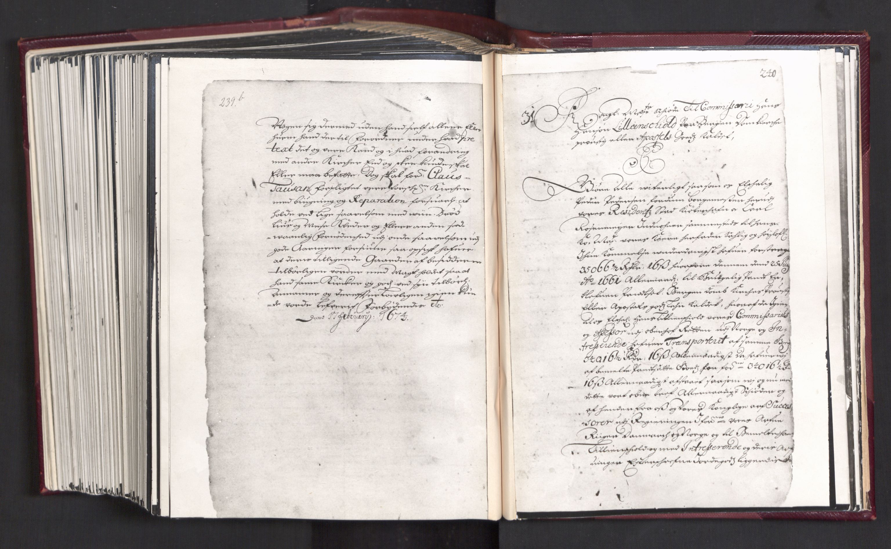 Rentekammeret, Kammerkanselliet, RA/EA-3111/G/Gg/Ggj/Ggjf/L0001: Skjøtebok over kongelig avhendet jordegods i Norge Q, 1670-1680, s. 252