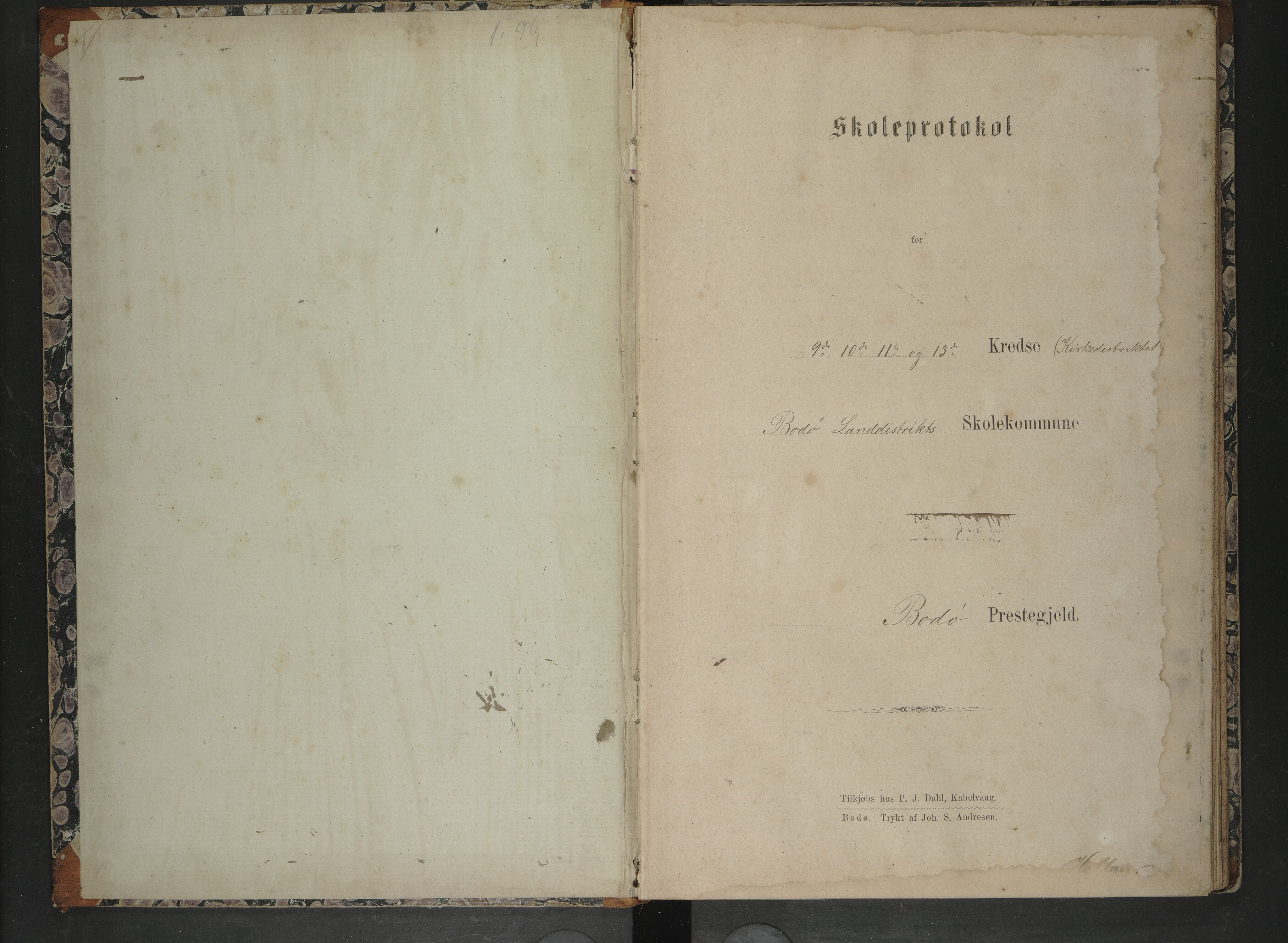 Bodin kommune. Ymse skolekretser/skoler, AIN/K-18431.510.12/F/Fa/L0038: Skoleprotokoll. Alstad, Bodøgaard, Hernes, Hunstad, Mørkved, Rønvik, Prestegaard, 1875-1885