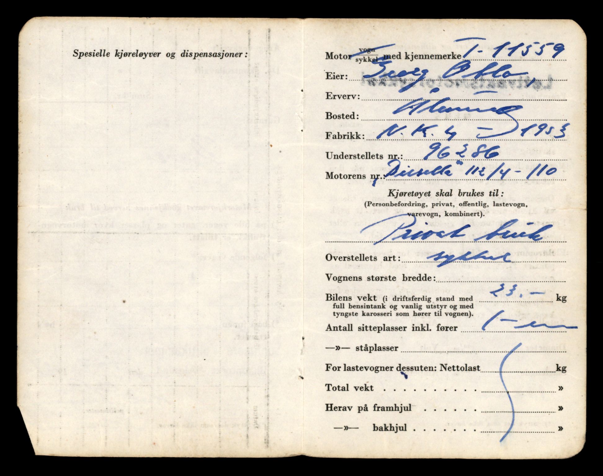 Møre og Romsdal vegkontor - Ålesund trafikkstasjon, AV/SAT-A-4099/F/Fe/L0029: Registreringskort for kjøretøy T 11430 - T 11619, 1927-1998, s. 2198