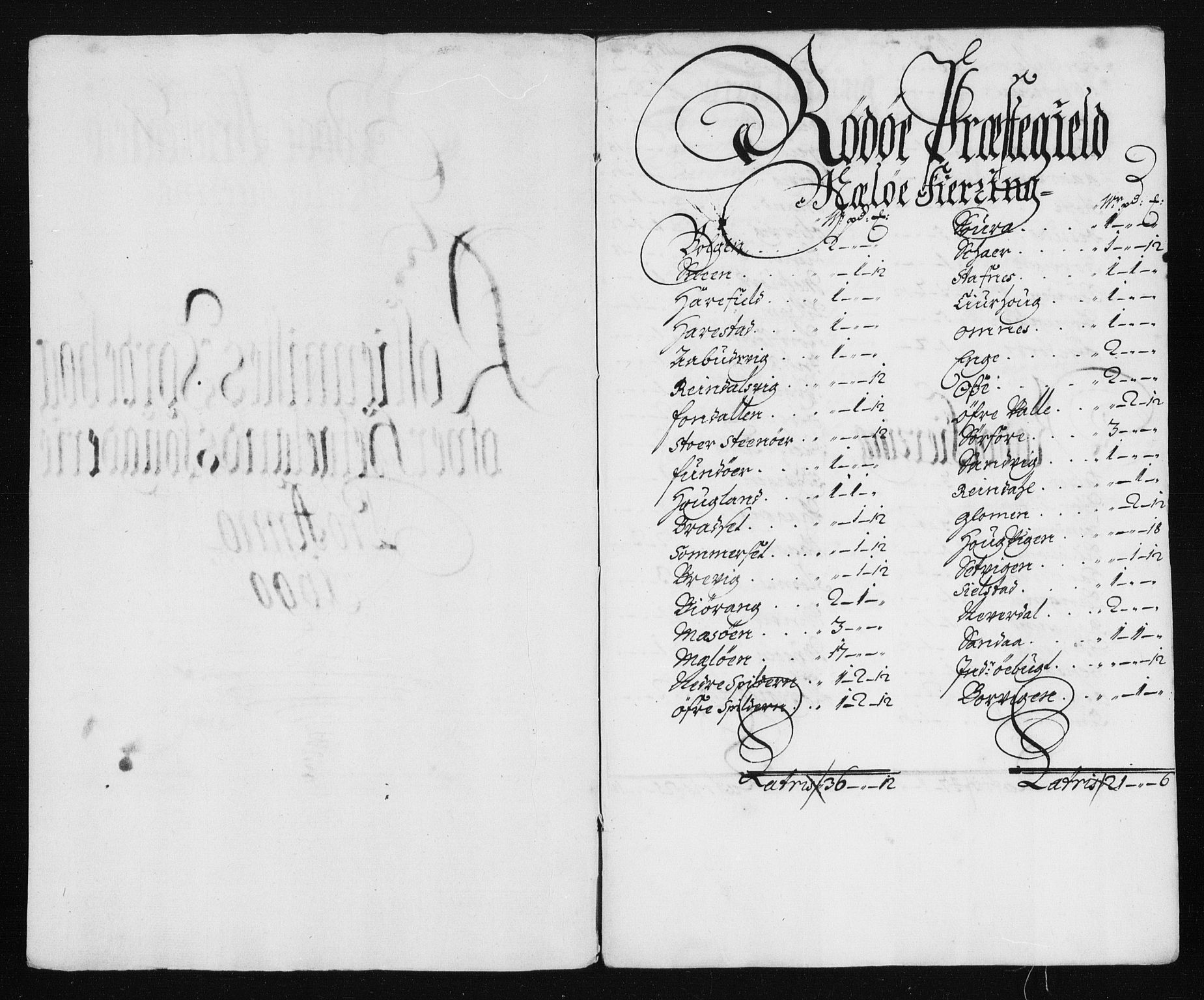 Rentekammeret inntil 1814, Reviderte regnskaper, Stiftamtstueregnskaper, Trondheim stiftamt og Nordland amt, RA/EA-6044/R/Rh/L0015: Nordland amt, 1690