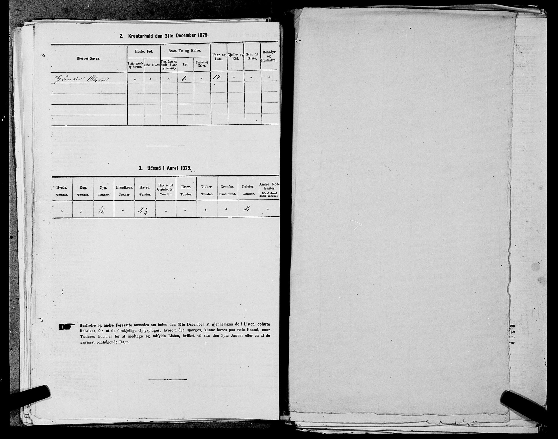 SAST, Folketelling 1875 for 1119P Hå prestegjeld, 1875, s. 1059