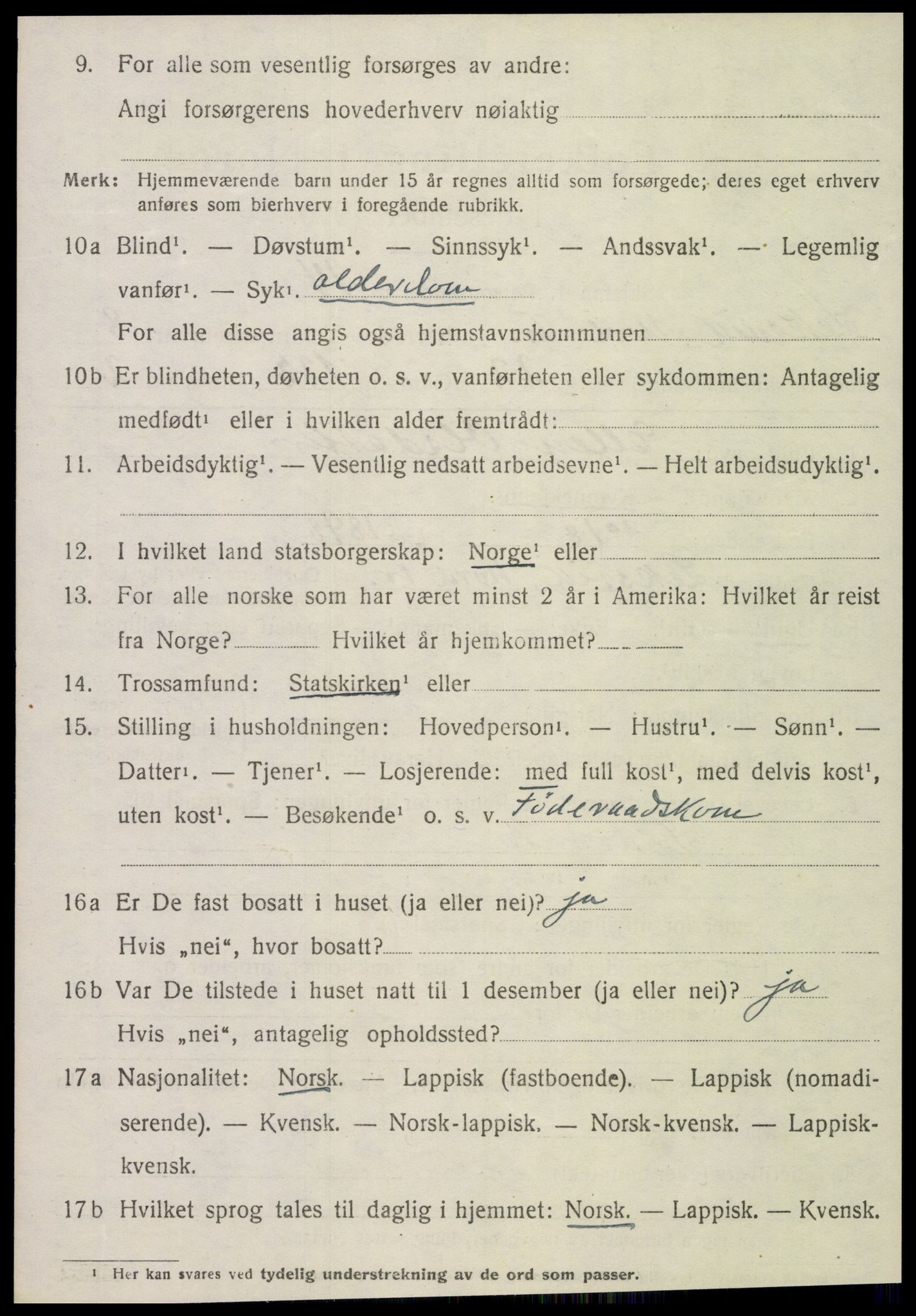SAT, Folketelling 1920 for 1718 Leksvik herred, 1920, s. 6805