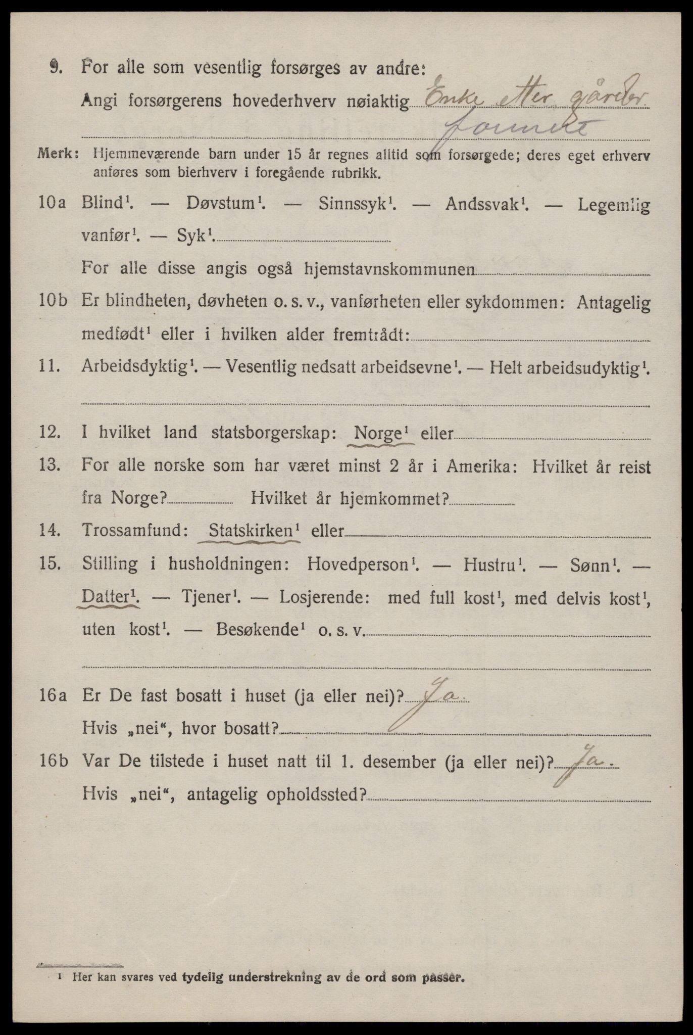 SAKO, Folketelling 1920 for 0830 Nissedal herred, 1920, s. 2470