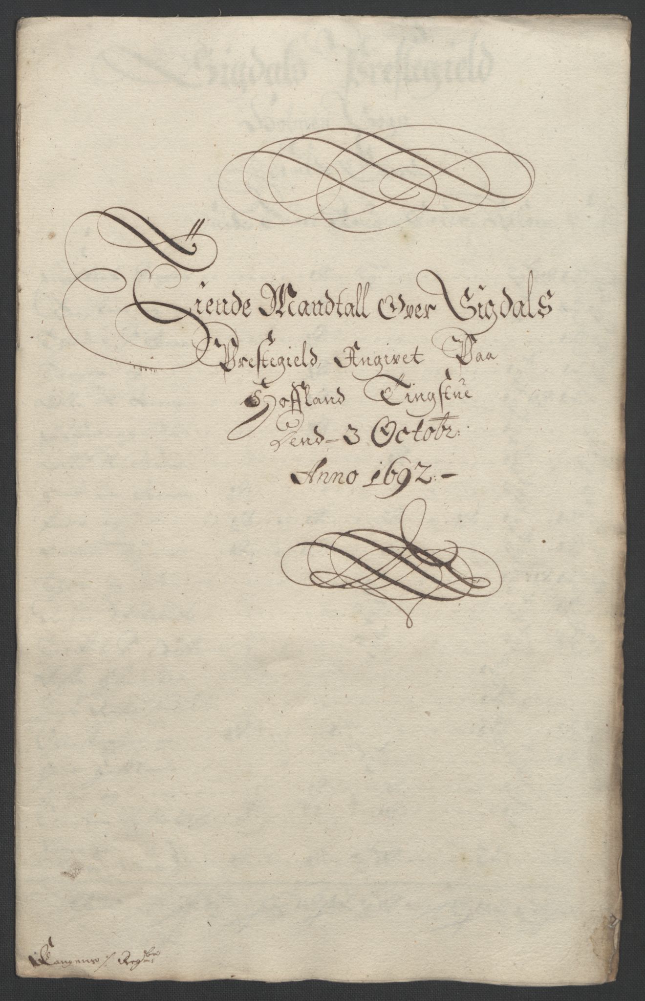 Rentekammeret inntil 1814, Reviderte regnskaper, Fogderegnskap, AV/RA-EA-4092/R25/L1681: Fogderegnskap Buskerud, 1691-1692, s. 327