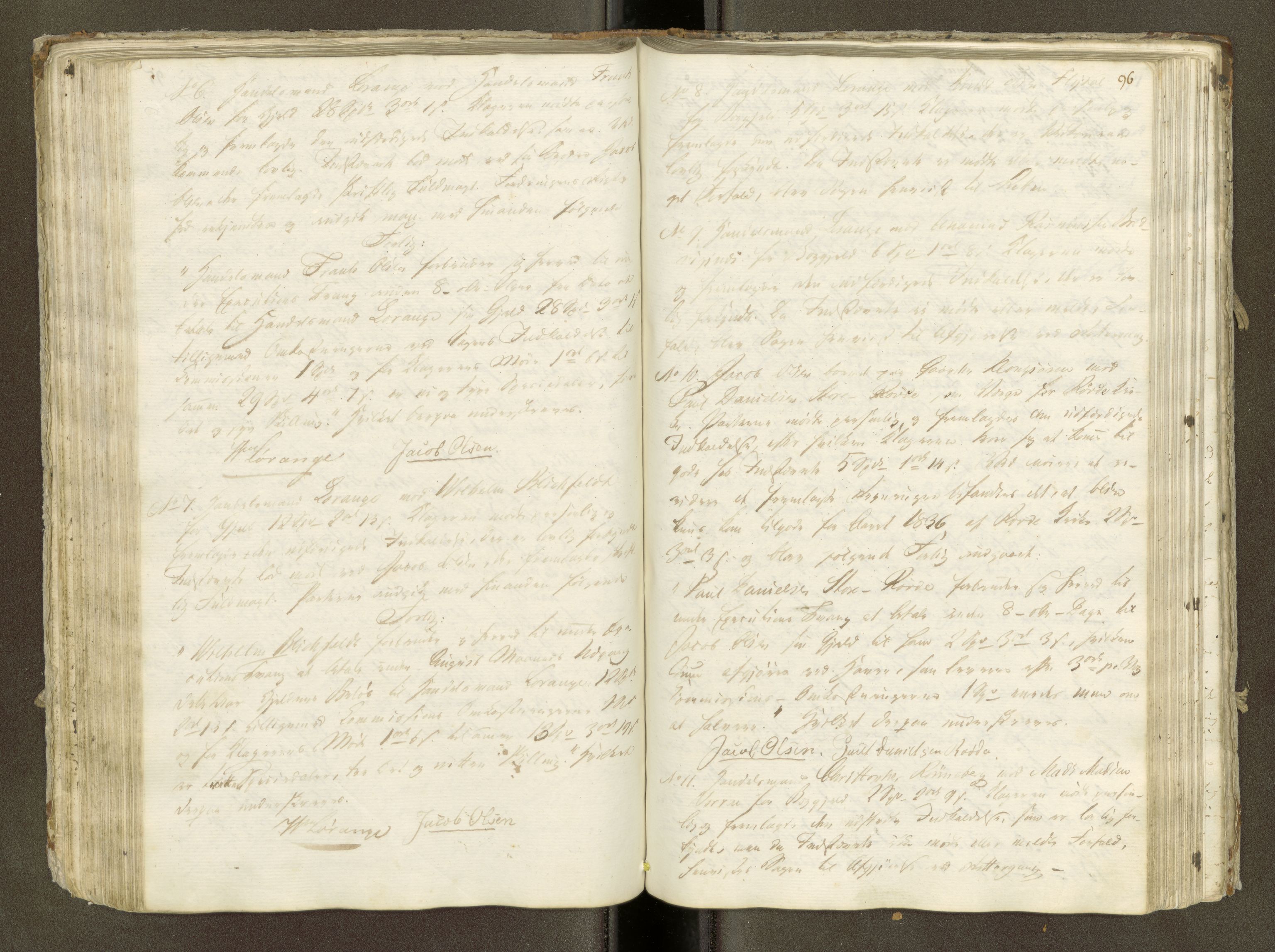 Herøy forliksråd (Møre og Romsdal), AV/SAT-A-2073/A/L0002: Møtebok, 1797-1843, s. 95b-96a