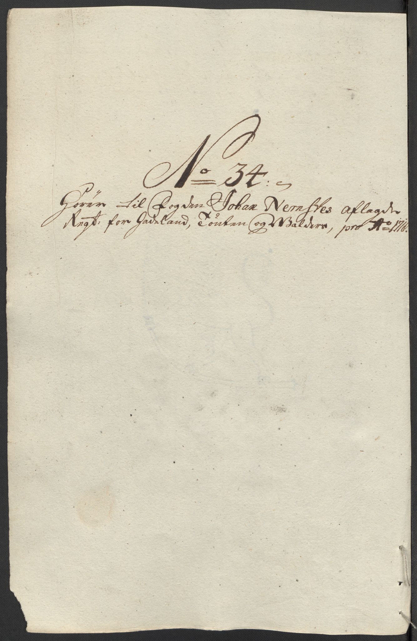 Rentekammeret inntil 1814, Reviderte regnskaper, Fogderegnskap, AV/RA-EA-4092/R18/L1320: Fogderegnskap Hadeland, Toten og Valdres, 1718, s. 206