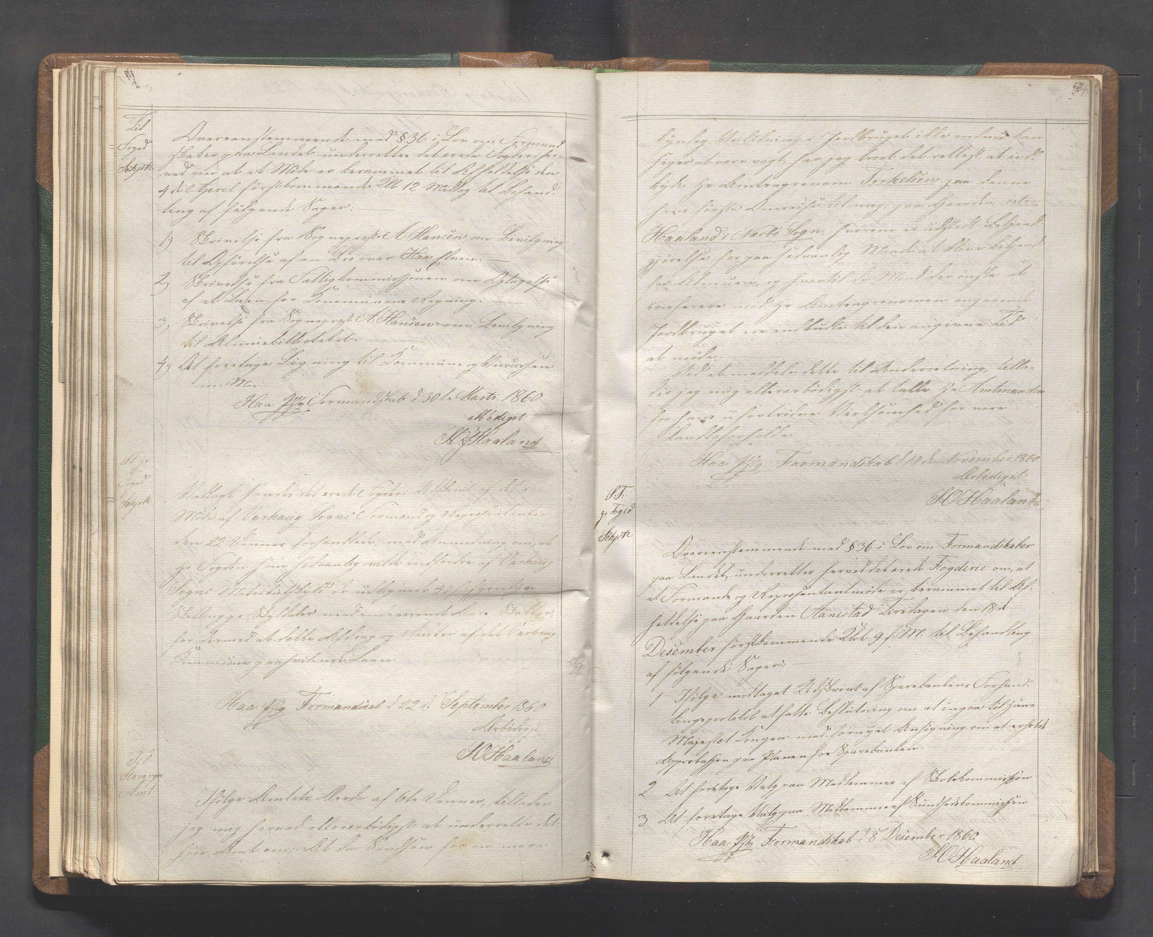 Haa kommune- Formannskapet, IKAR/K-100901/B/L0001: Kopibok, 1837-1892, s. 84
