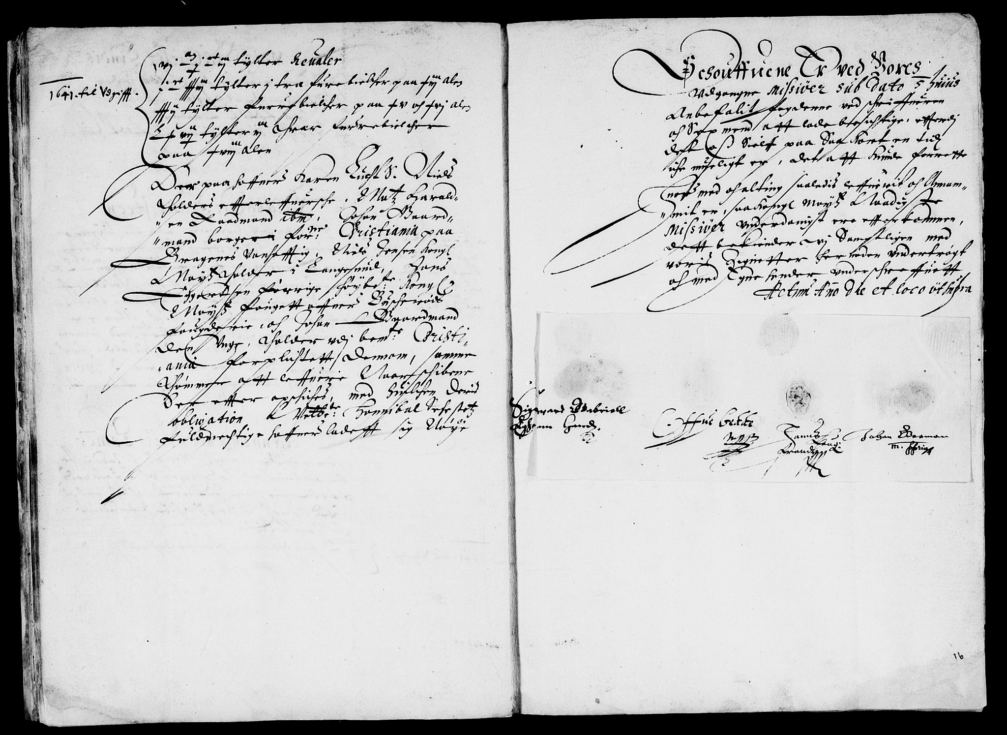 Rentekammeret inntil 1814, Reviderte regnskaper, Lensregnskaper, AV/RA-EA-5023/R/Rb/Rba/L0164: Akershus len, 1629-1643