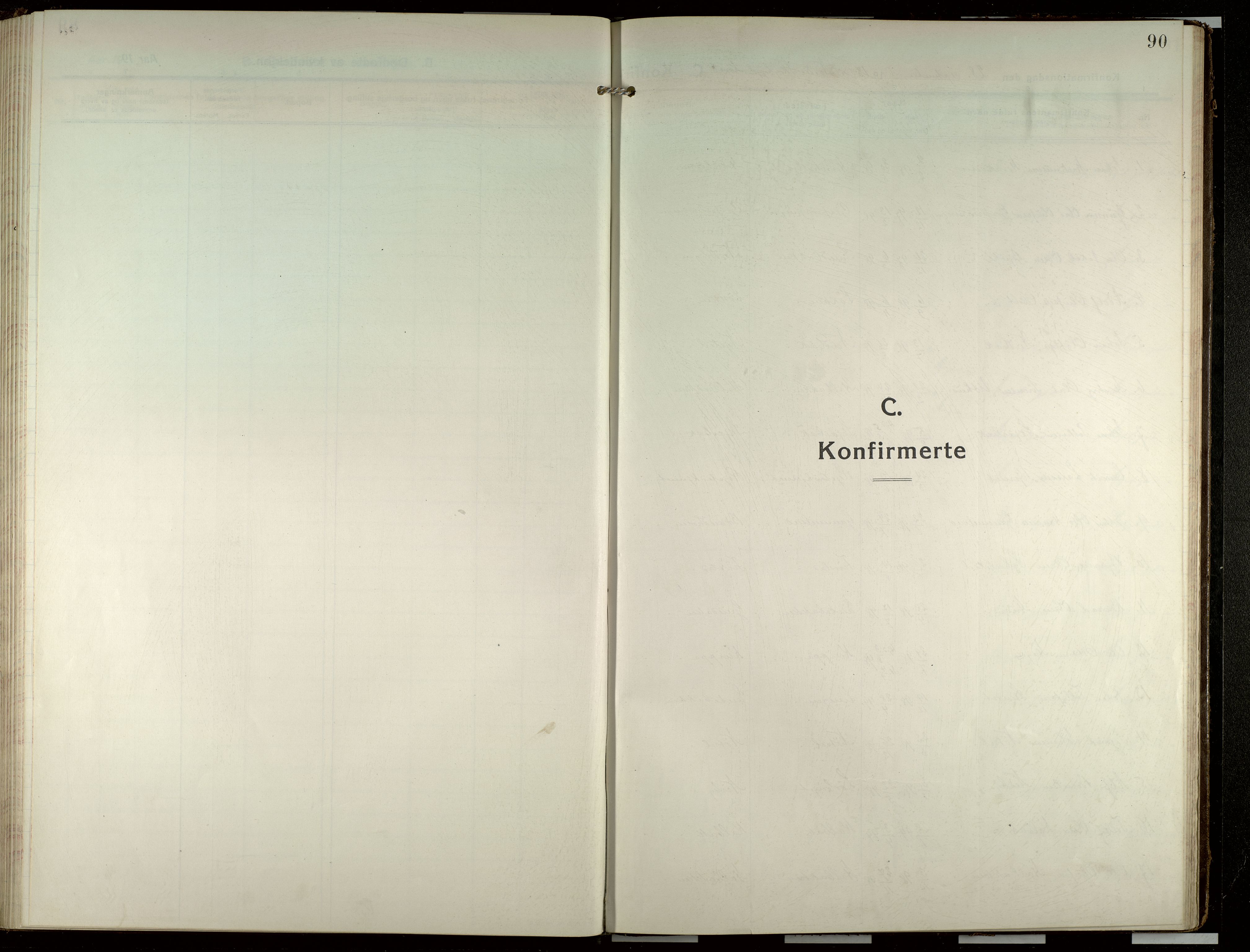 Elverum prestekontor, SAH/PREST-044/H/Ha/Haa/L0022: Ministerialbok nr. 22, 1913-1924, s. 90